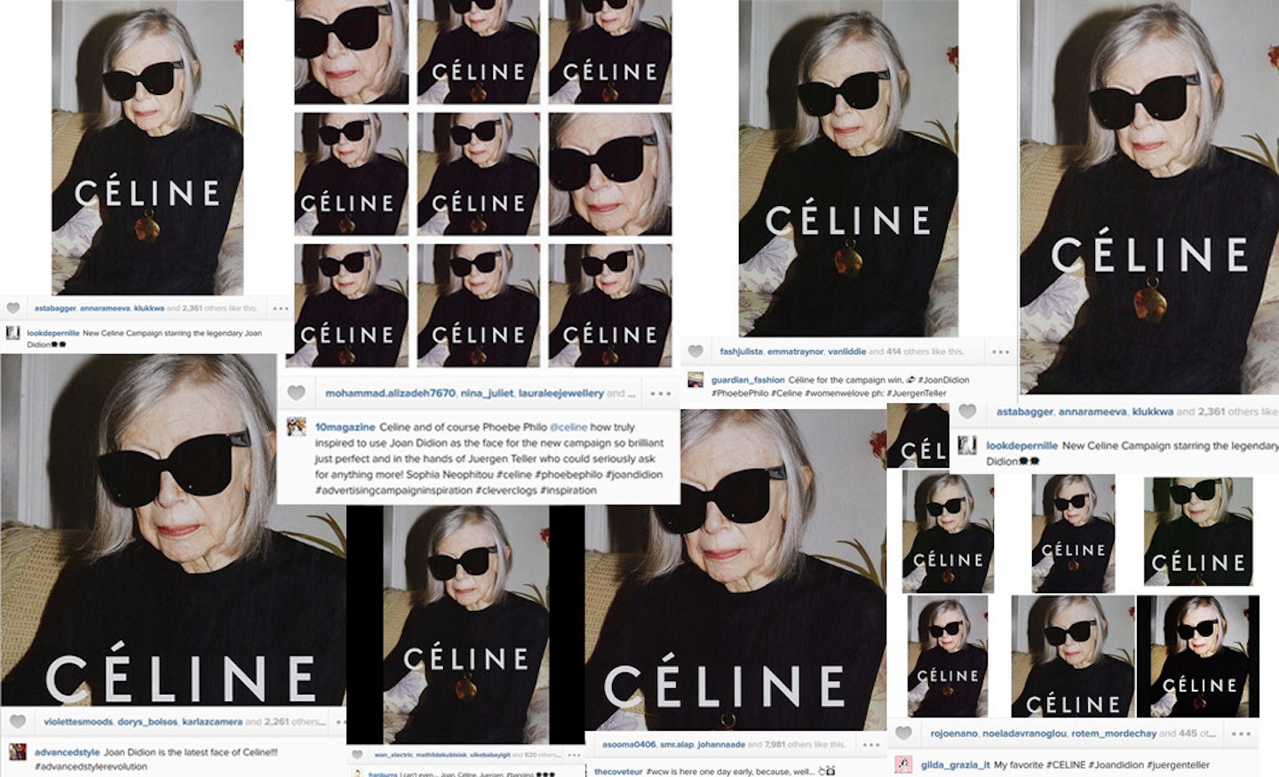 Joan Didion's face took over Instagram