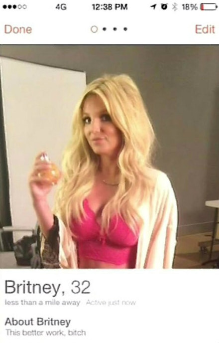 Britney Spears is now on Tinder! | Celebrity | Heat