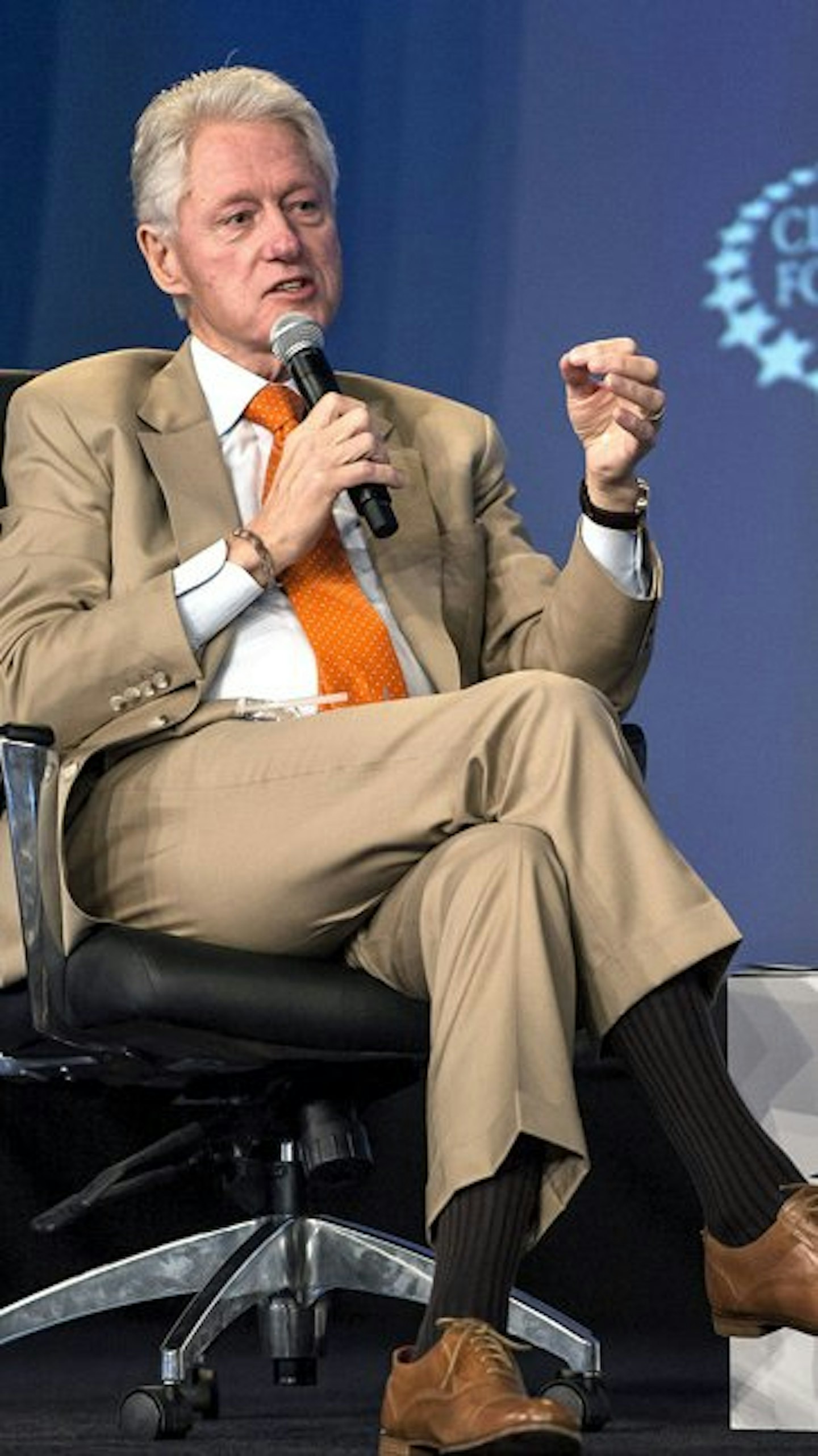 Bill Clinton has yet to speak out about the claims.