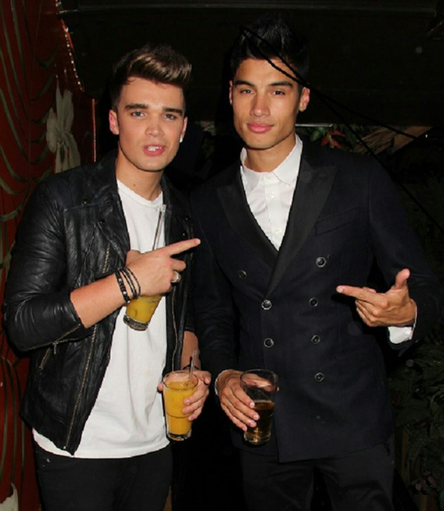 Josh from Union J and Siva from The Wanted