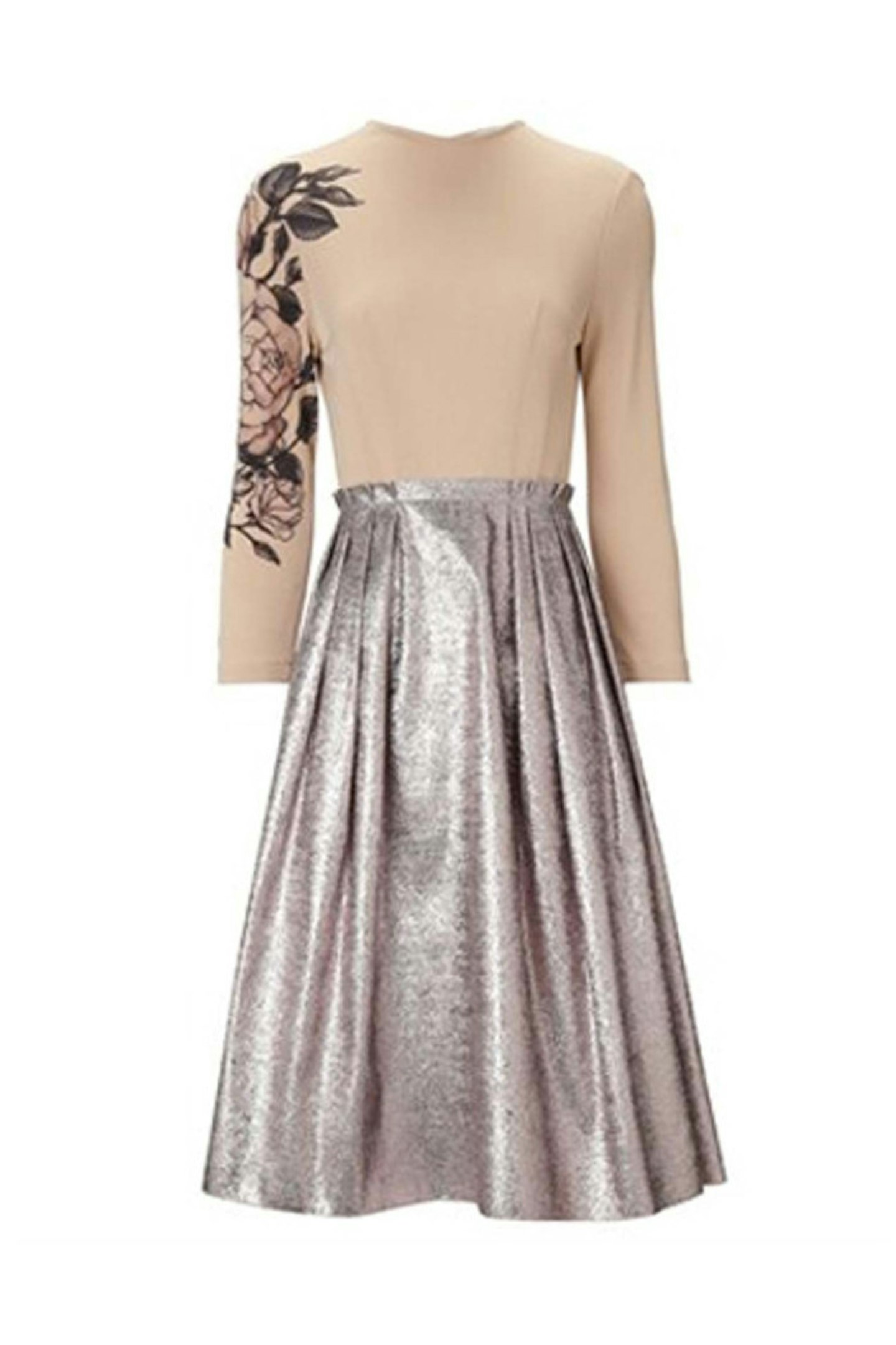 9. Nude tattoo sleeve dress, £2475, Vika Gazinskaya at Avenue 32