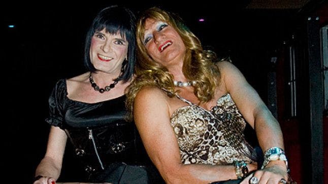 Transvestite swingers party We glam up and swing