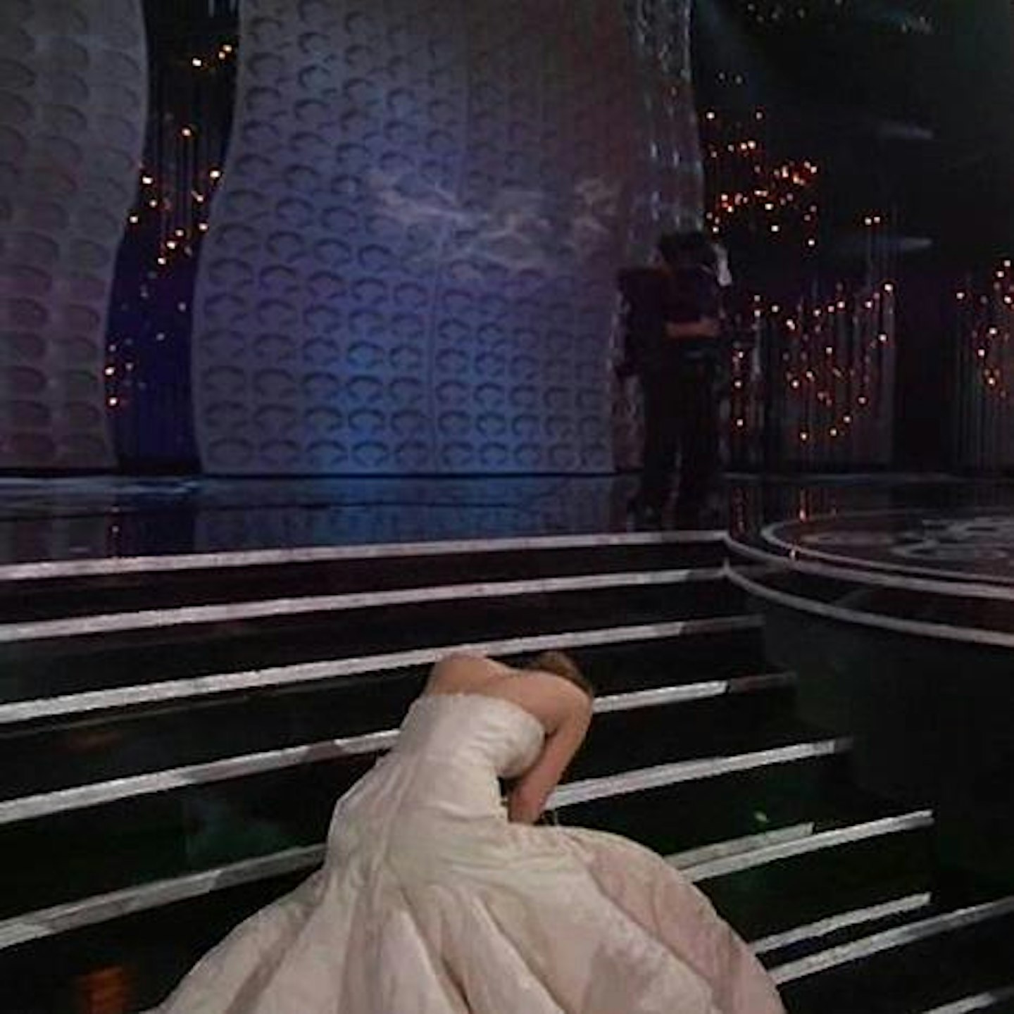 Jennifer's award-winning fall at the Oscars in February