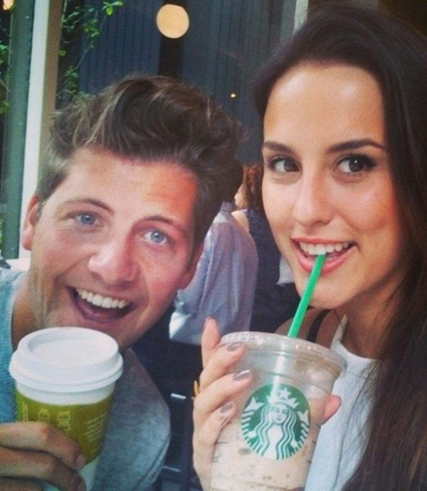 Starbucks to help Lucy and Stevie through the jetlag