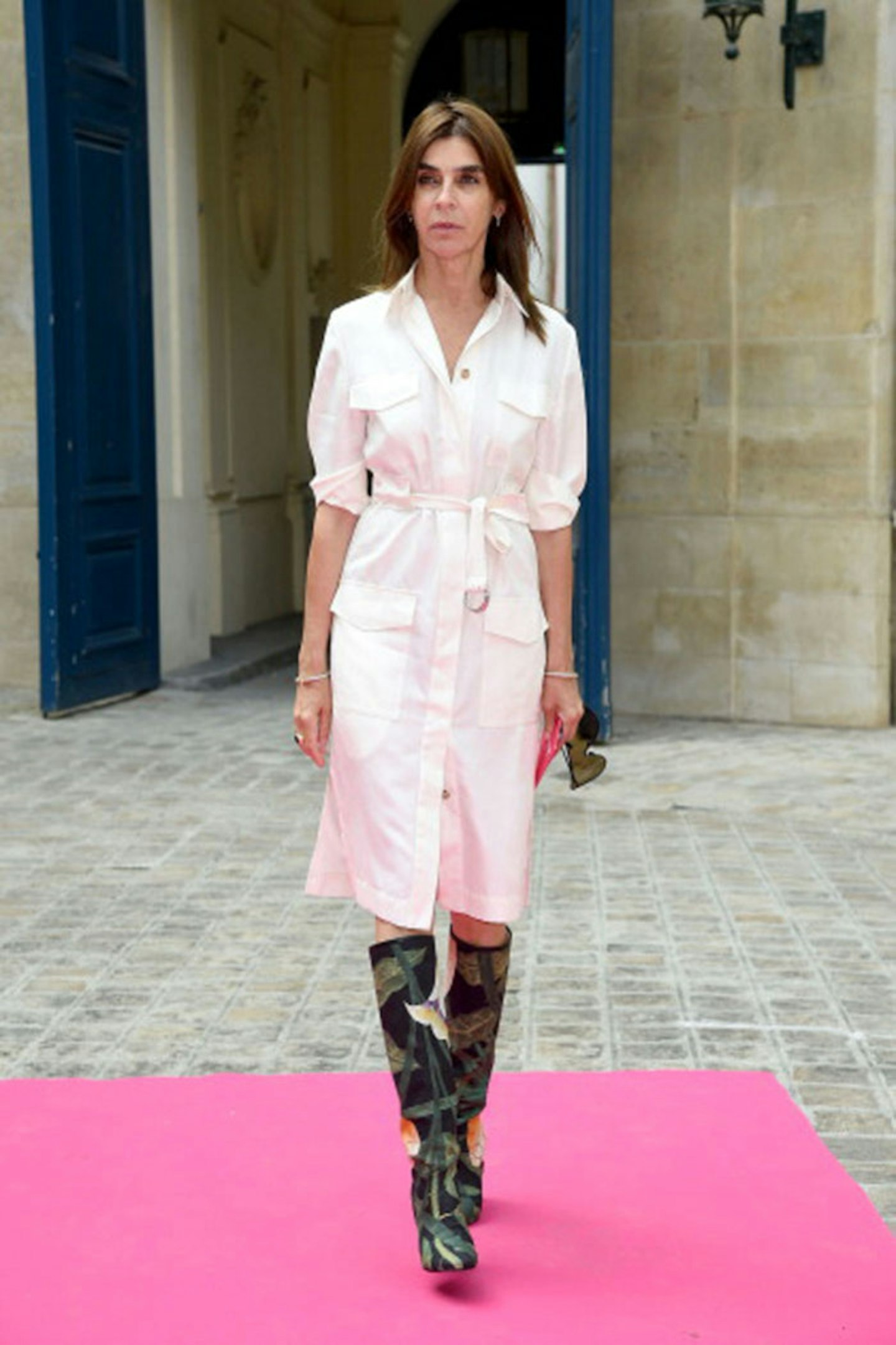 Carine Roitfeld at the Schiaparelli show
