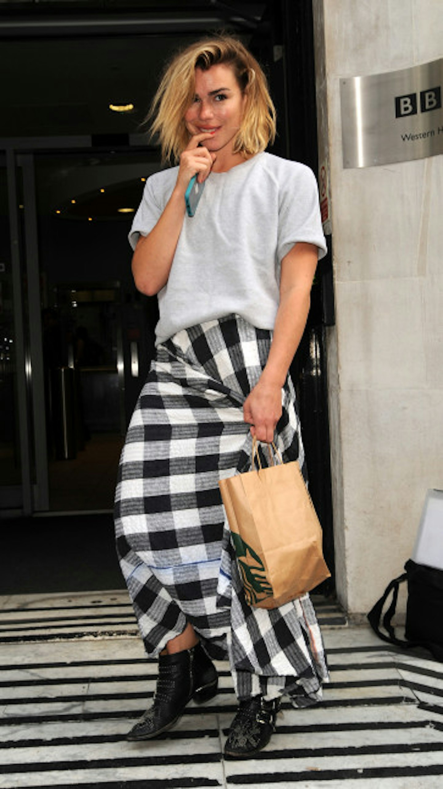 Billie Piper was questioned by police over the incident, which left her shaken.