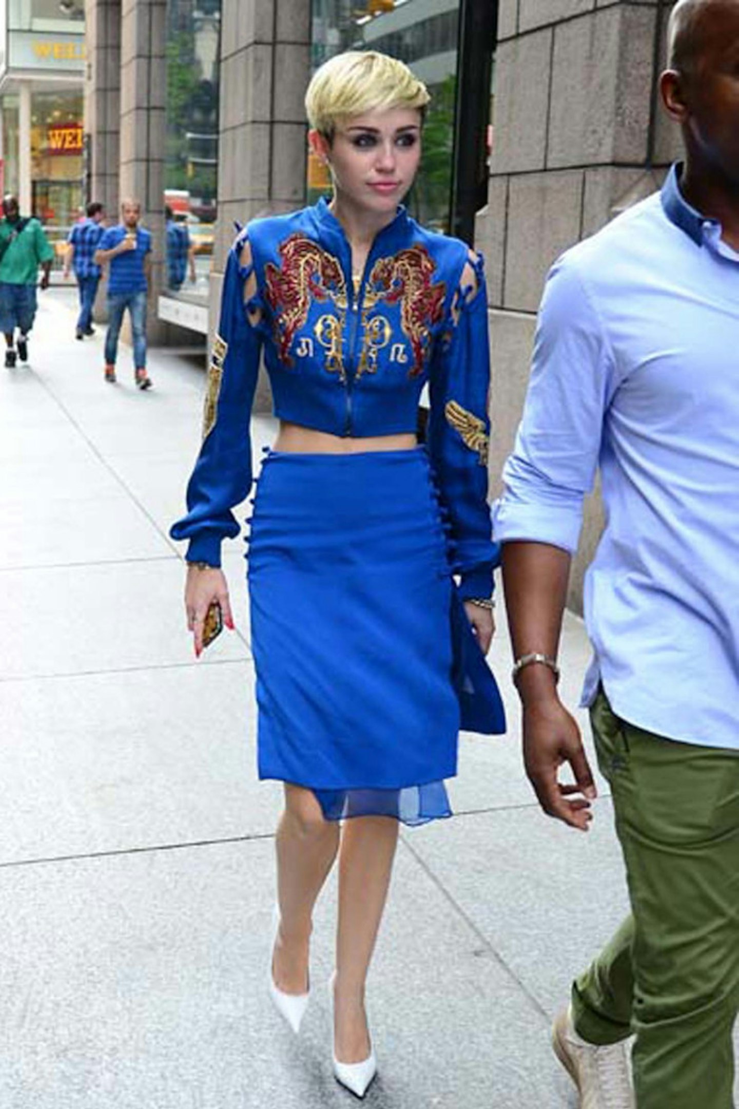 Miley Cyrus in Emilio Pucci out and about in New York - 27 June 2013