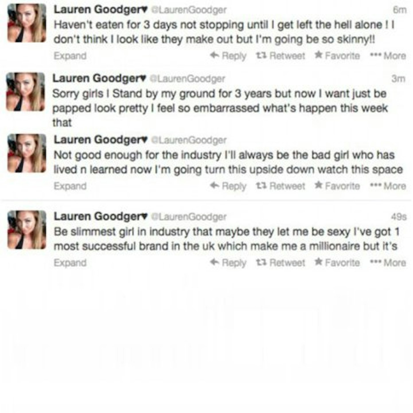 Lauren's rant caused Twitter users to slam her for being an "attention seeker"