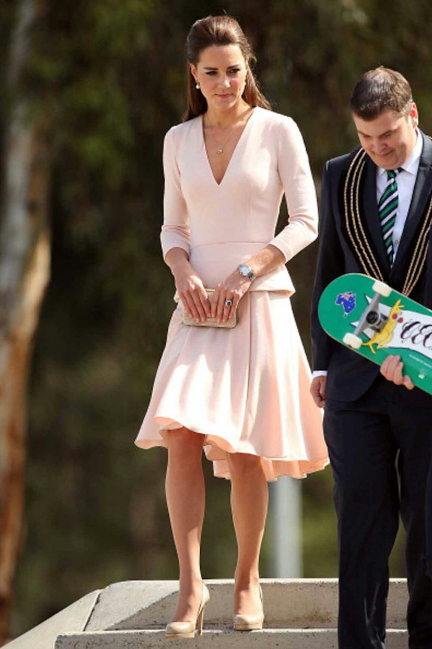 11 Kate Middleton style pink dress alexander mcqueen