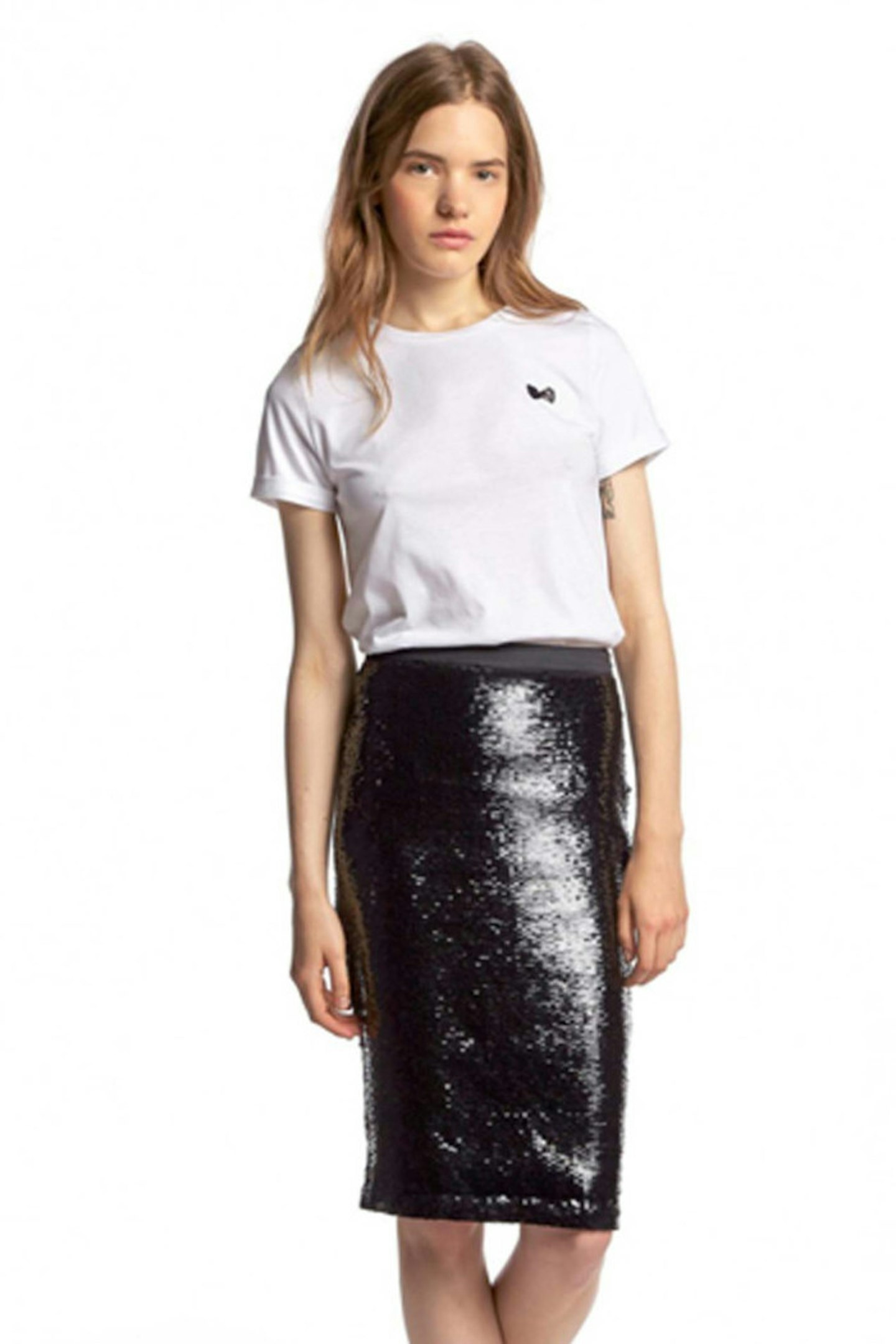 47. Sequin pencil skirt, £260, Claudie Pierlot
