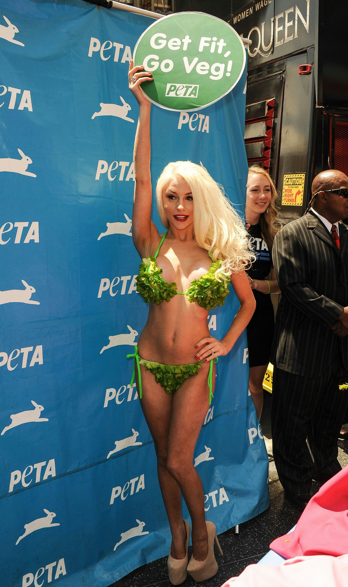 Courtney Stodden wears practically NOTHING but body paint at ComicCon