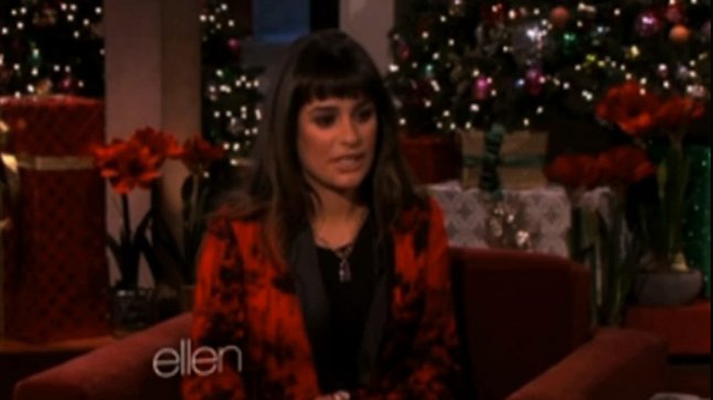 Lea spoke to Ellen DeGeneres about her emotional journey after losing Cory.