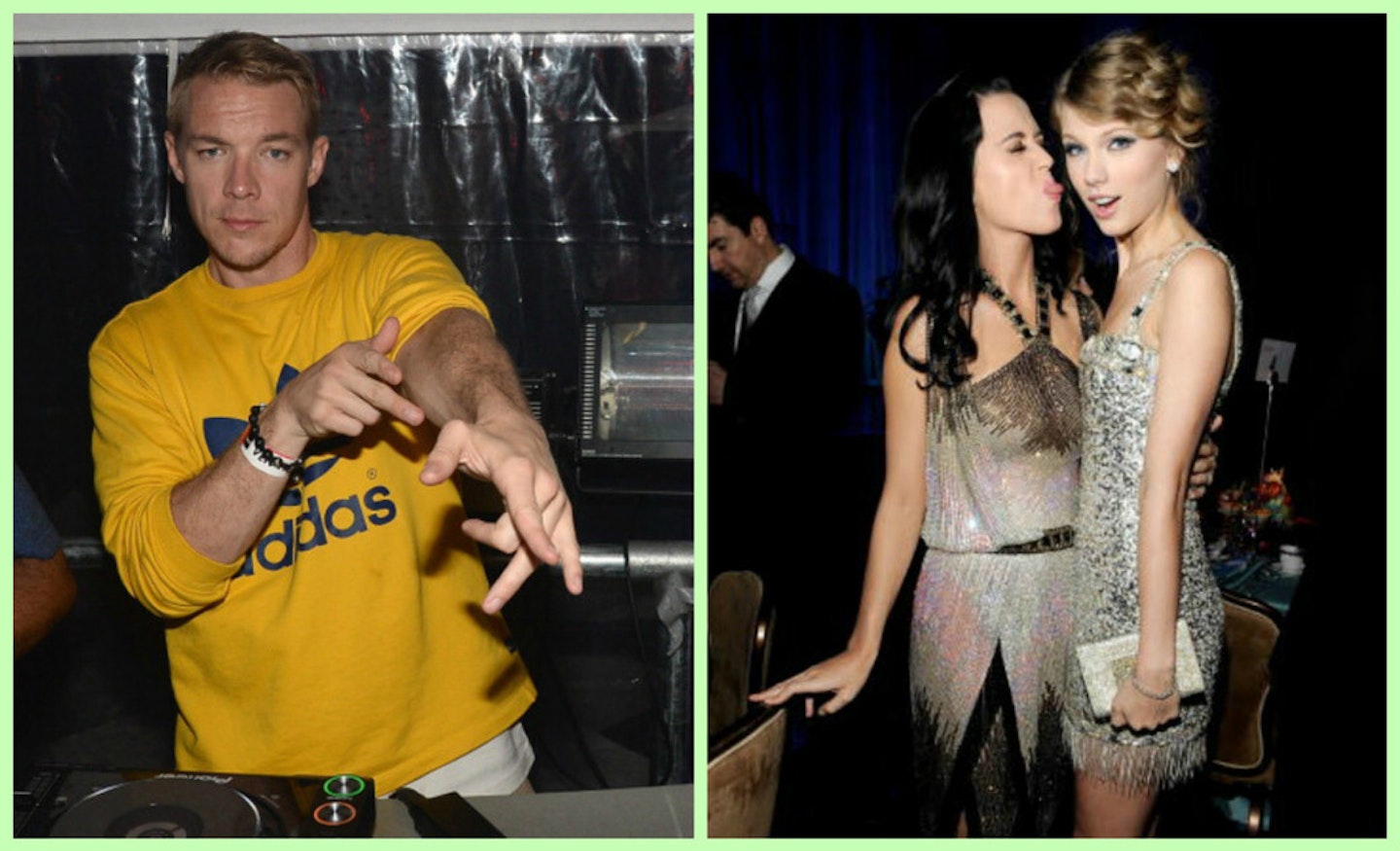 Diplo, Katy and Taylor in the good old days [Getty]
