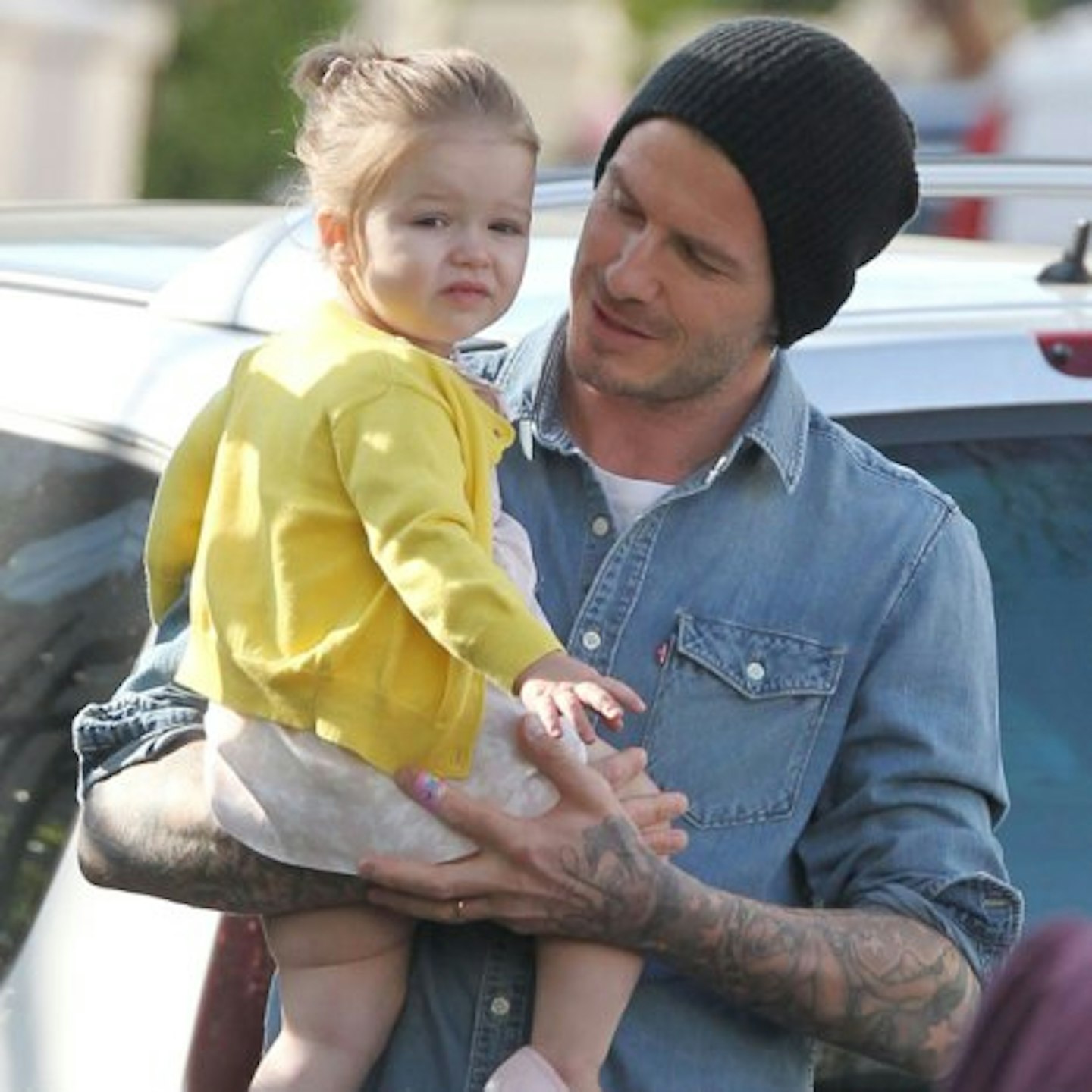David admitted that his kids aren't that keen on seeing their dad on TV in his underwear