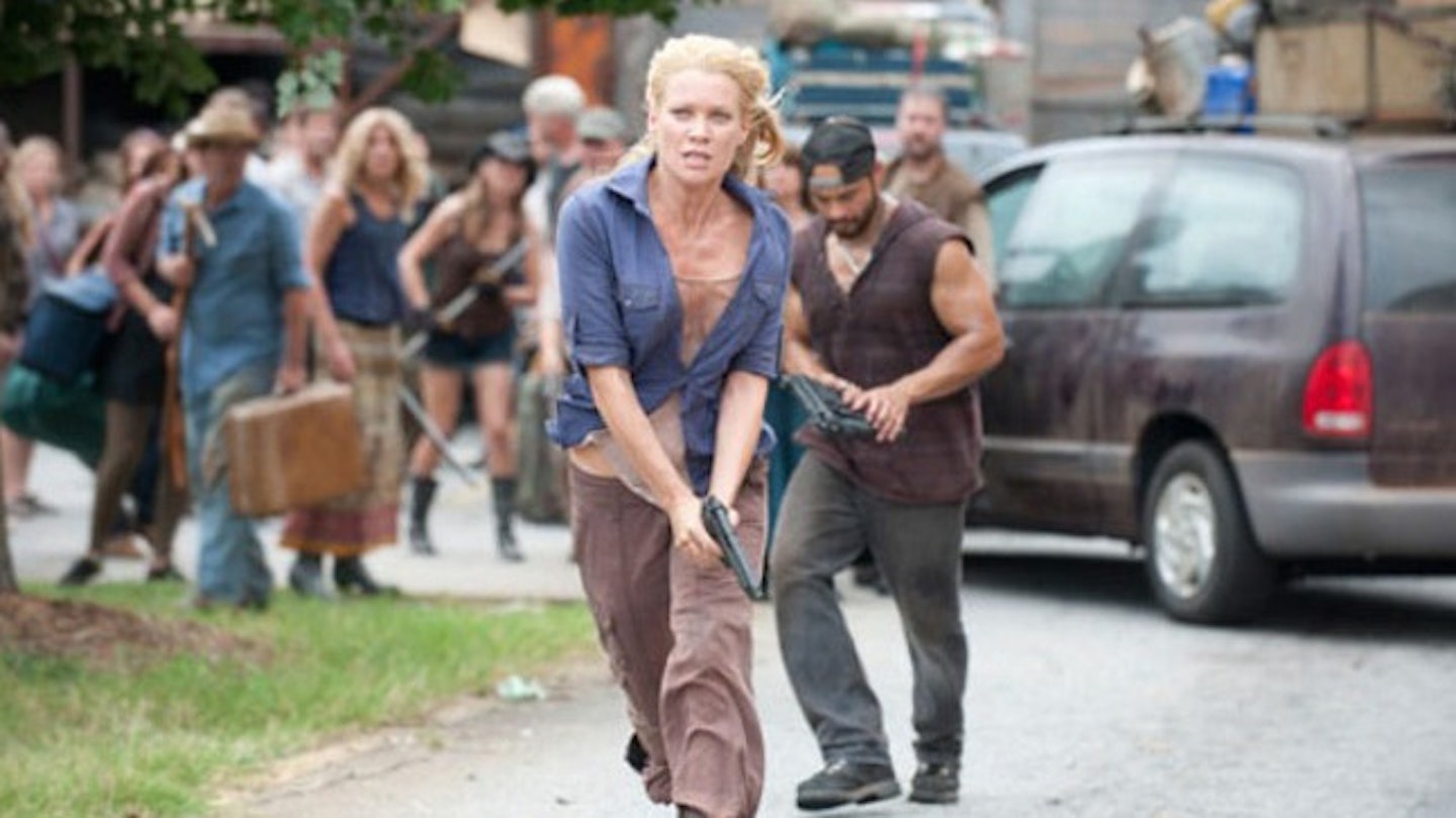 Laurie starred in hit TV show 'The Walking Dead'