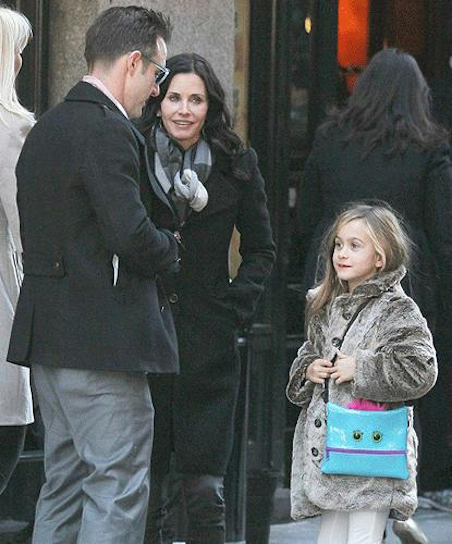 Courtney Cox and David Arquette with daughter Coco