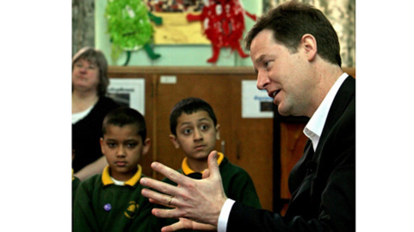 Nick Clegg has exasperated this boy