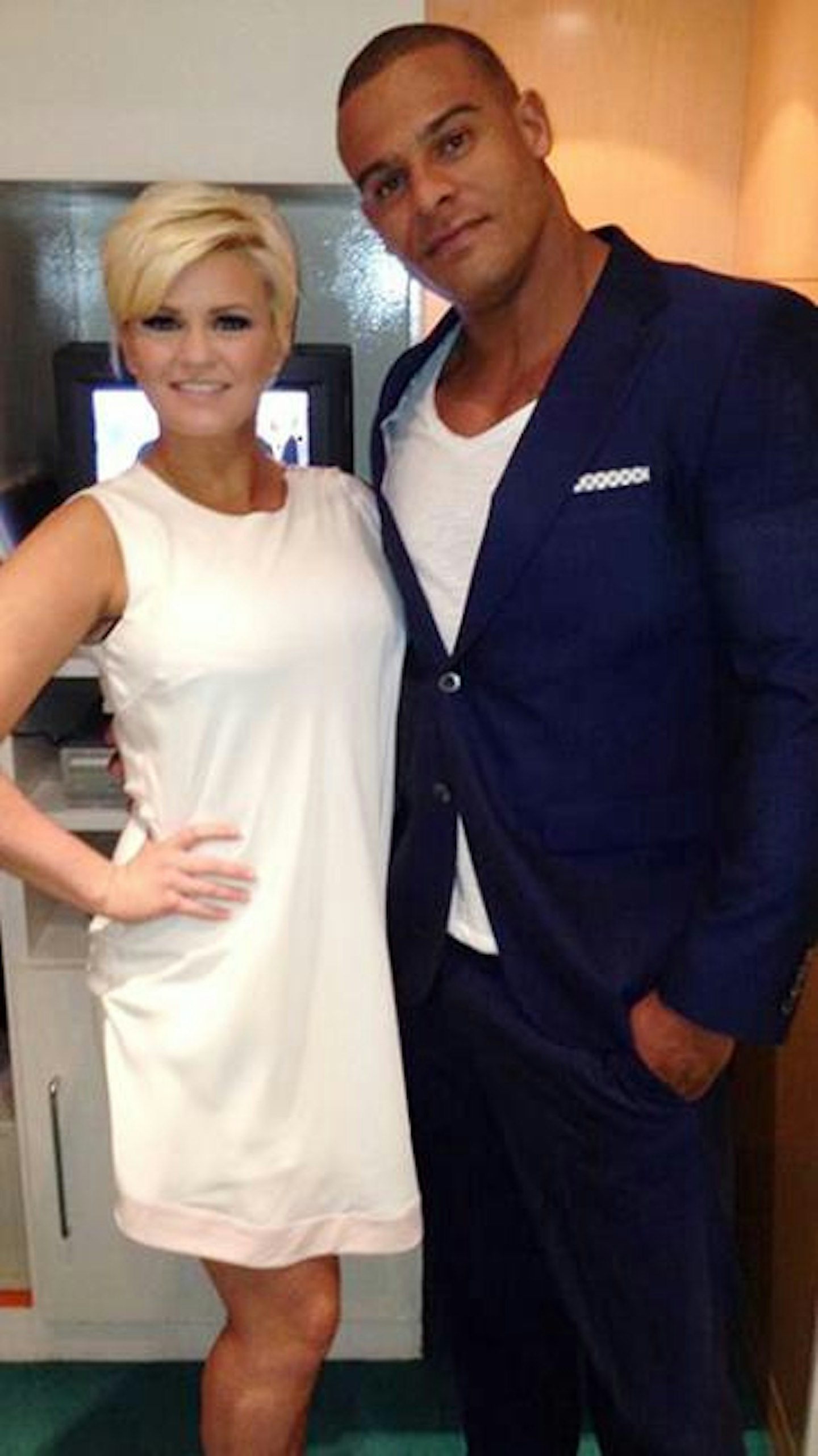 Kerry with fiance George
