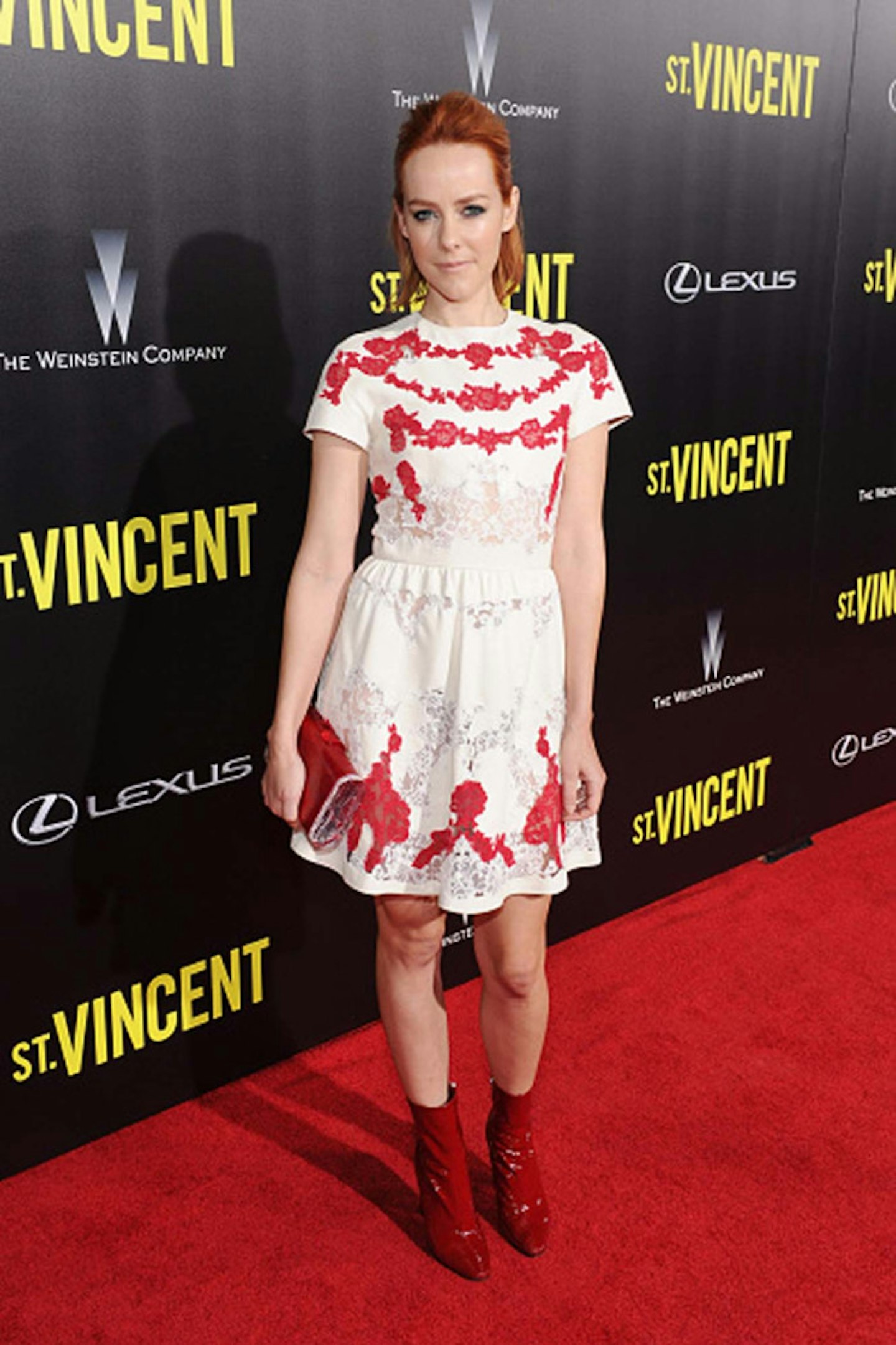 Jena Malone in Valentino at the premiere of ST. VINCENT in New York City - October 6, 2014