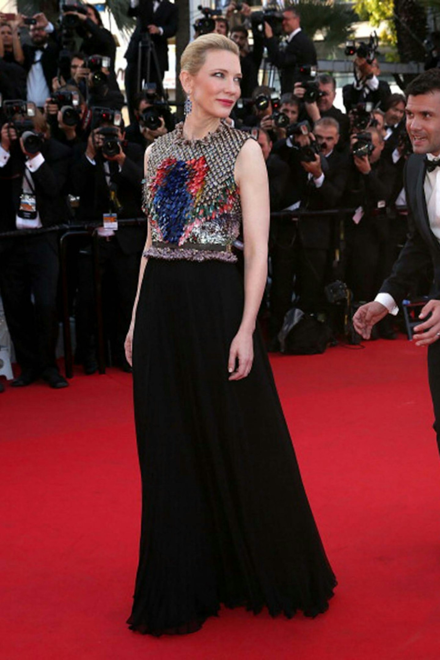 Cate Blanchett Shines in Louis Vuitton Bow Dress at Cannes