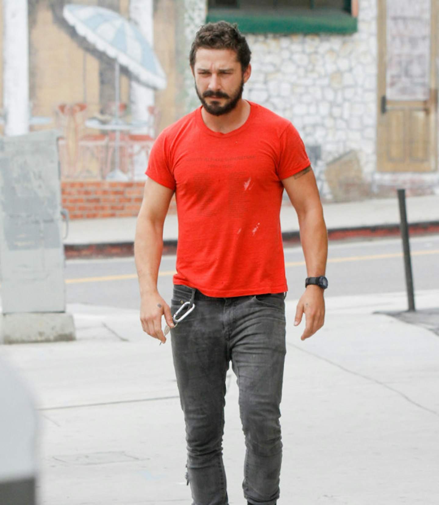 'Alright, mate? I'm Shia LaBeouf. Yeah can I kip in your shed?'