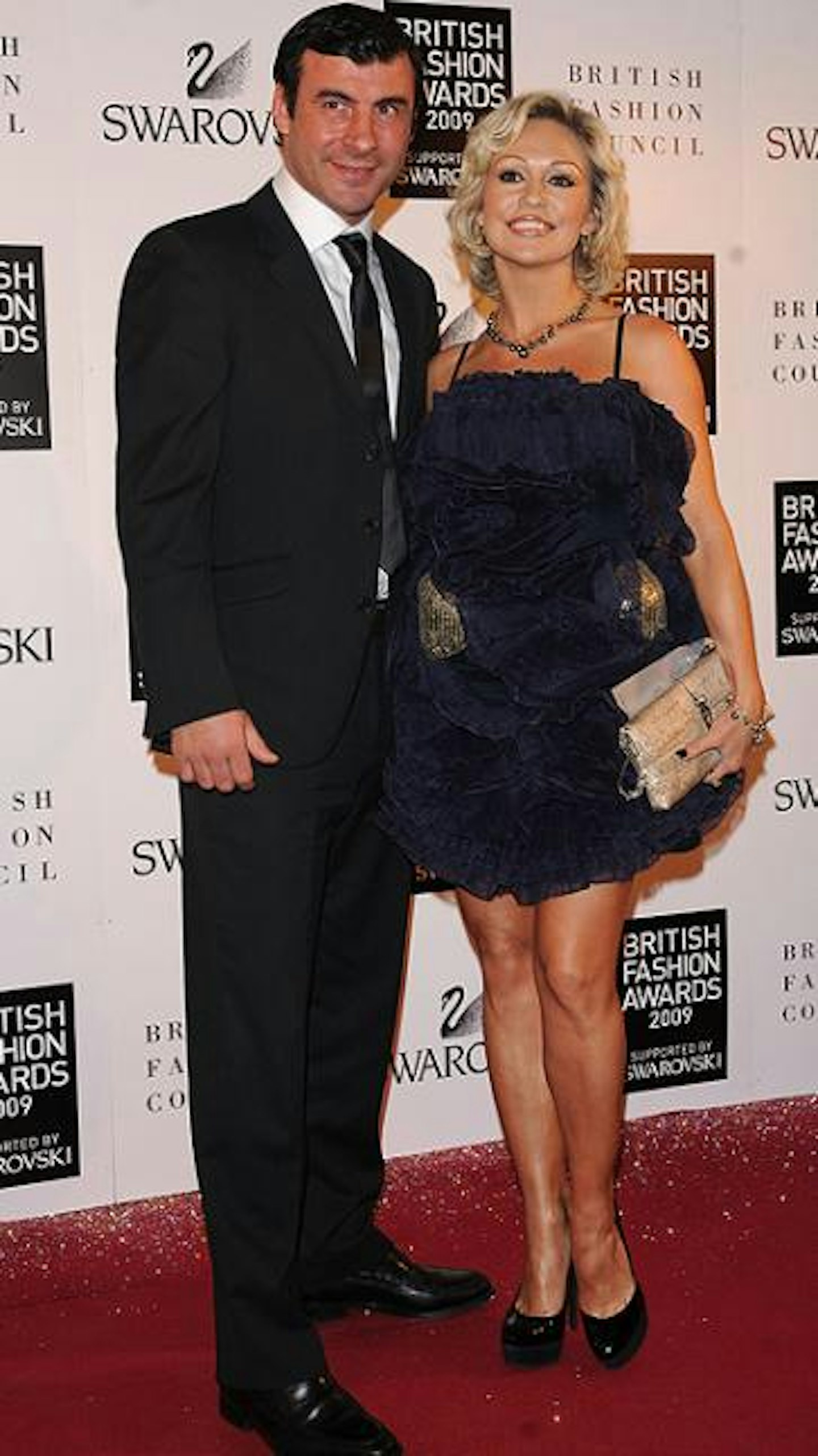Kristina and Joe at the beginning of their romance in 2009