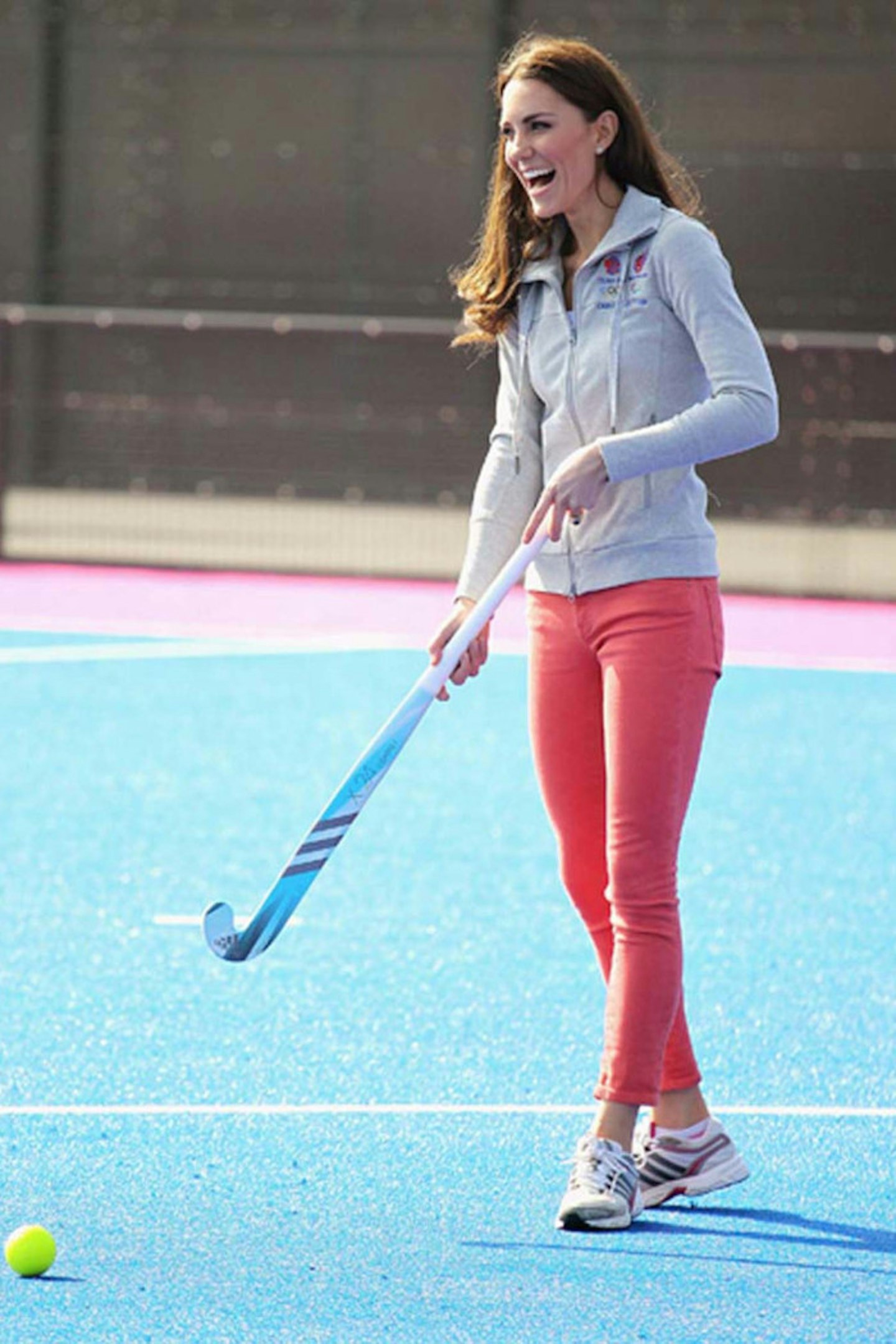 Kate Middleton Playing Hockey At The New Olympic Stadium, 15 March 2012