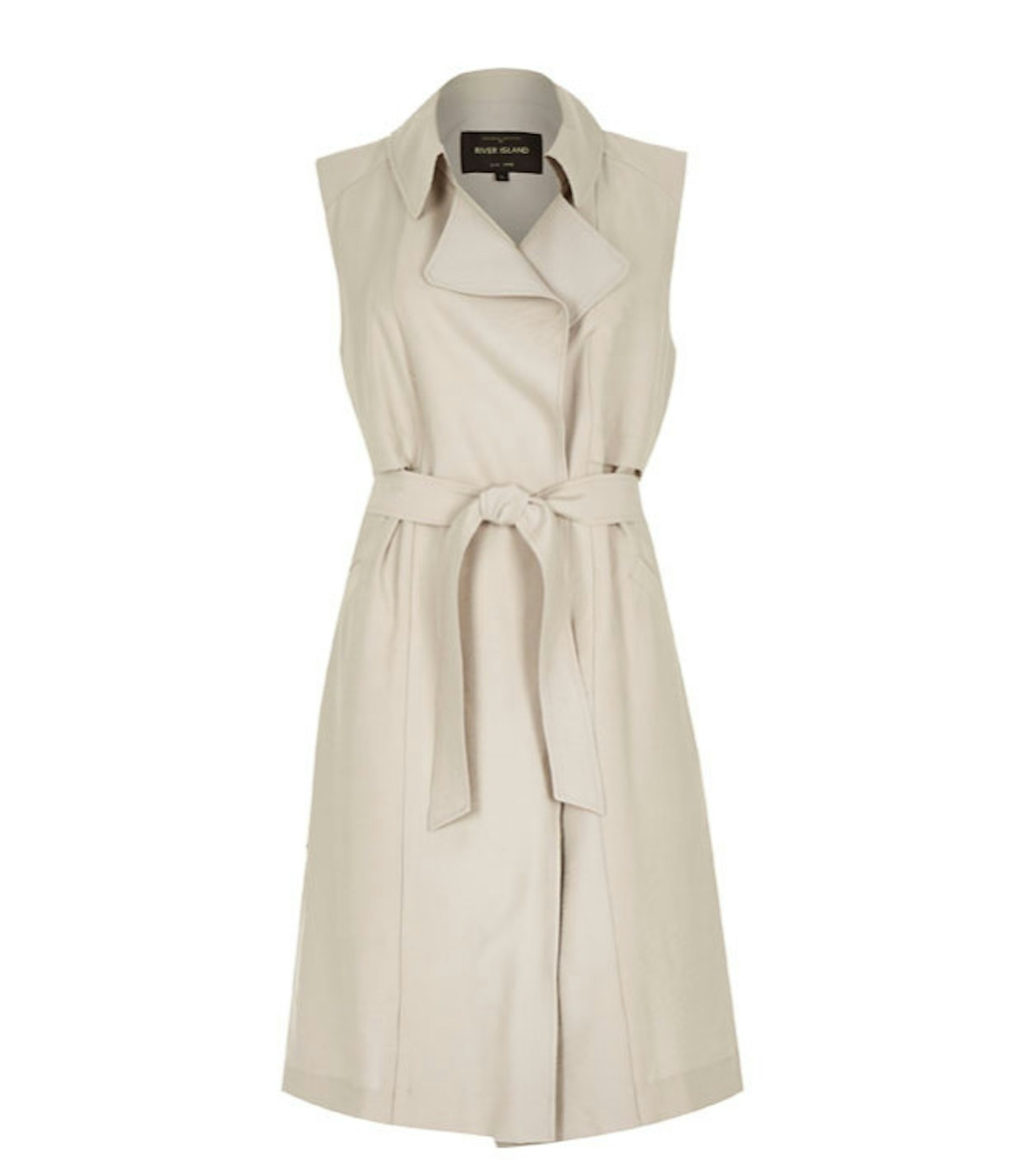 Perri's sleeveless trench