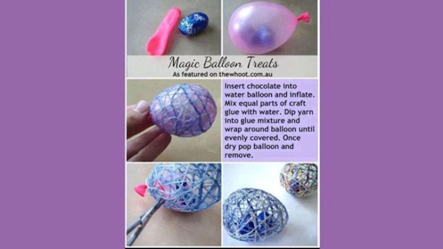 Magic balloon treats