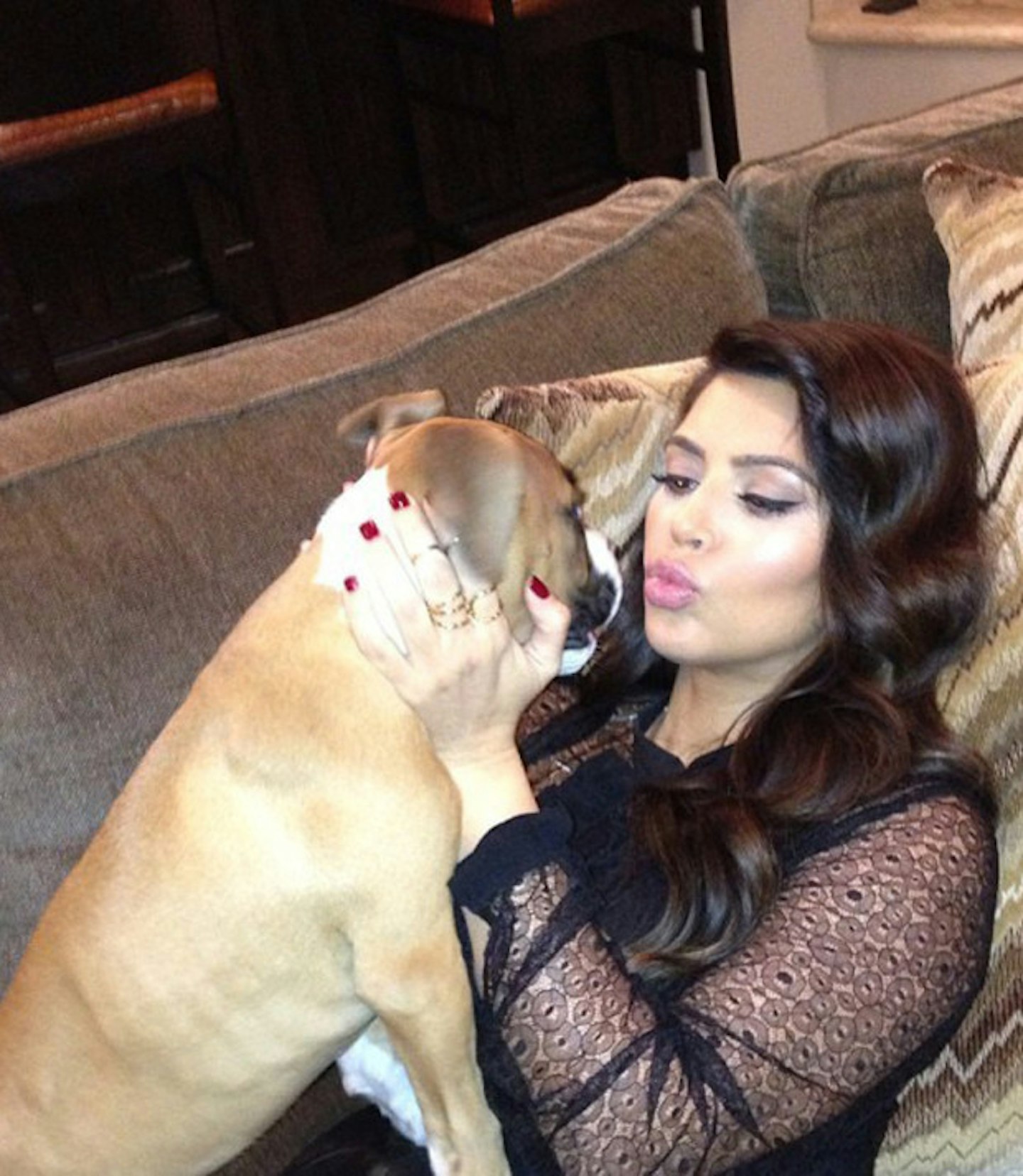 kim-kardashian-kisses-dog-picture