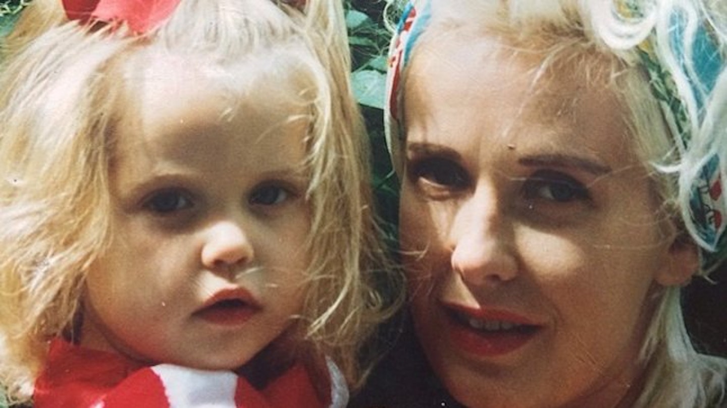 Peaches shared this snap of her with mum Paula before she died