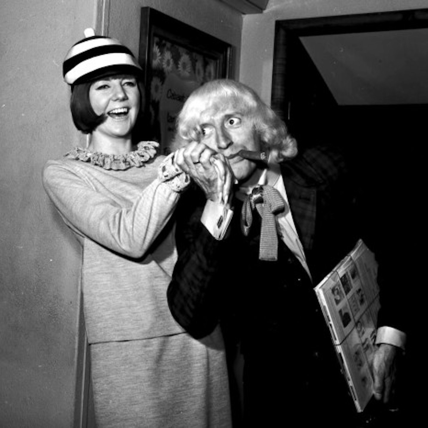 Jimmy Savile and Cilla Black in 1964
