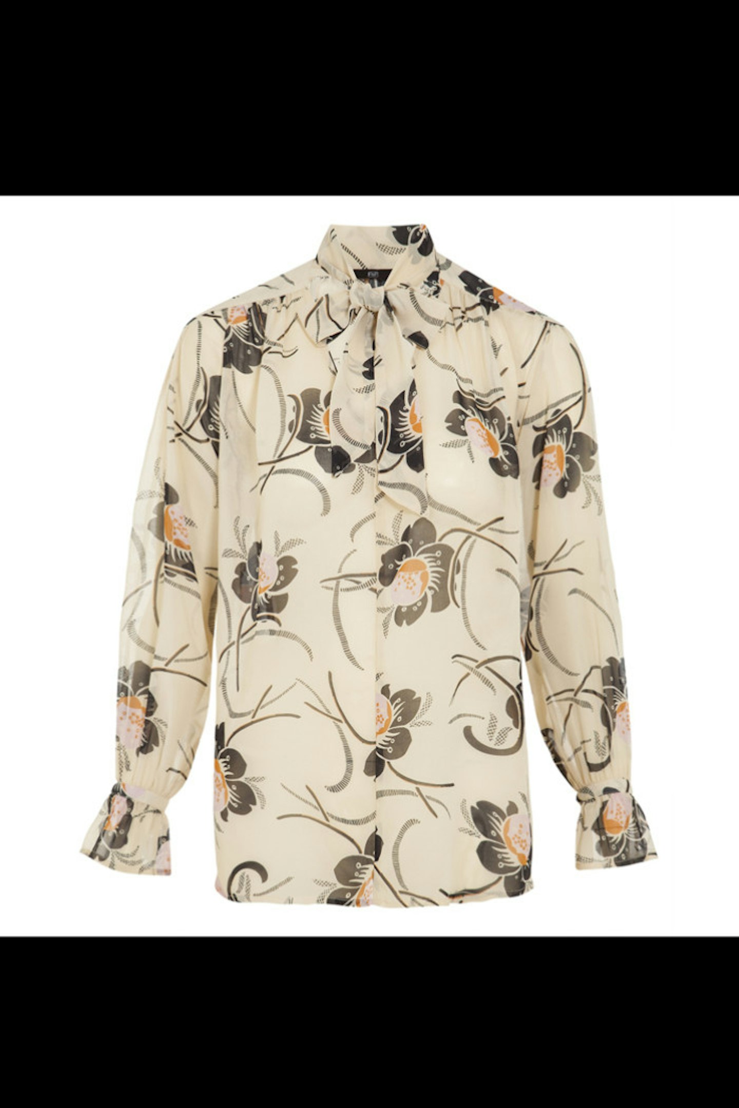 F&F Print Pussy Bow Blouse