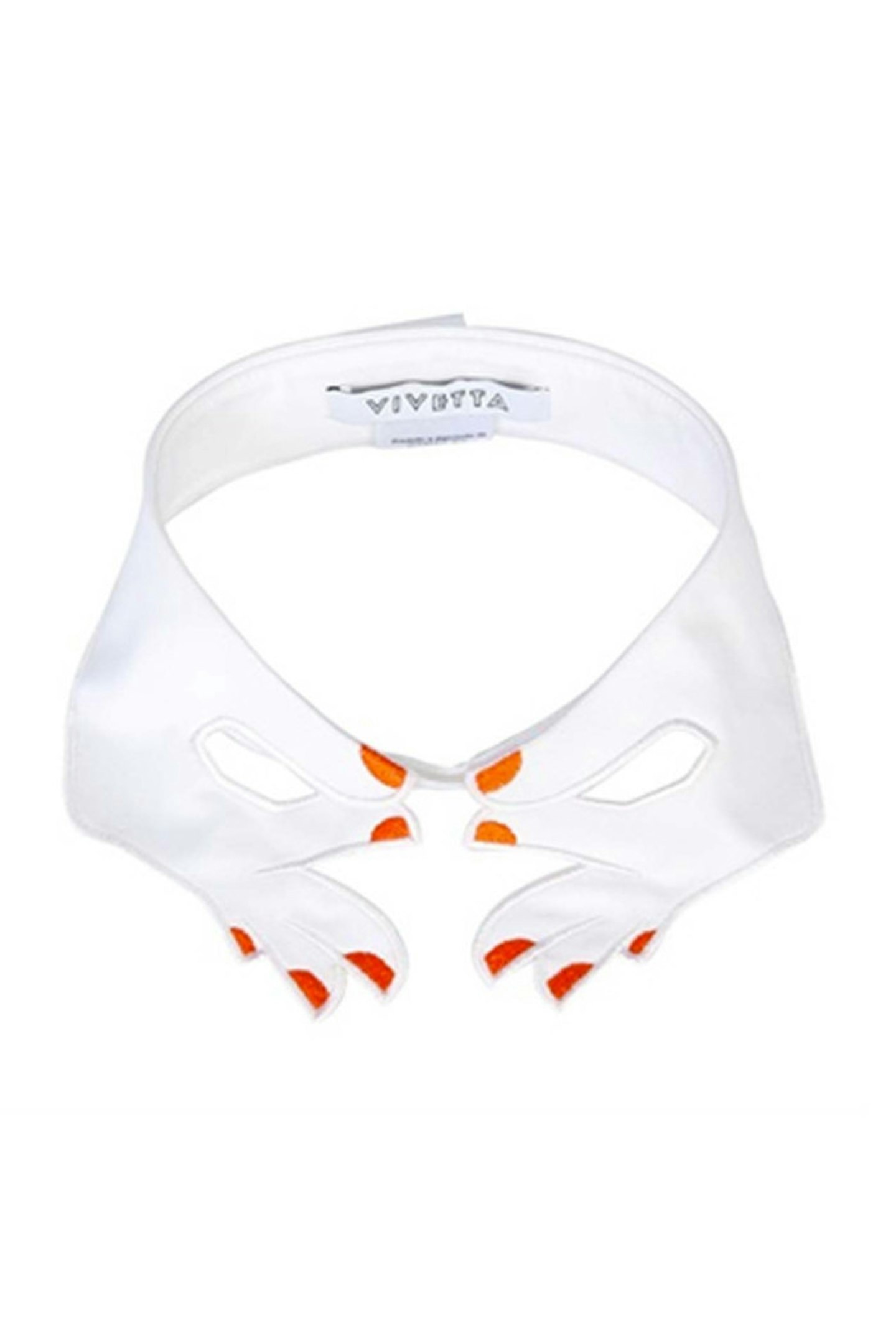 7. Hands embroidered cotton poplin collar, £139, Vivetta at Luisaviaroma.com