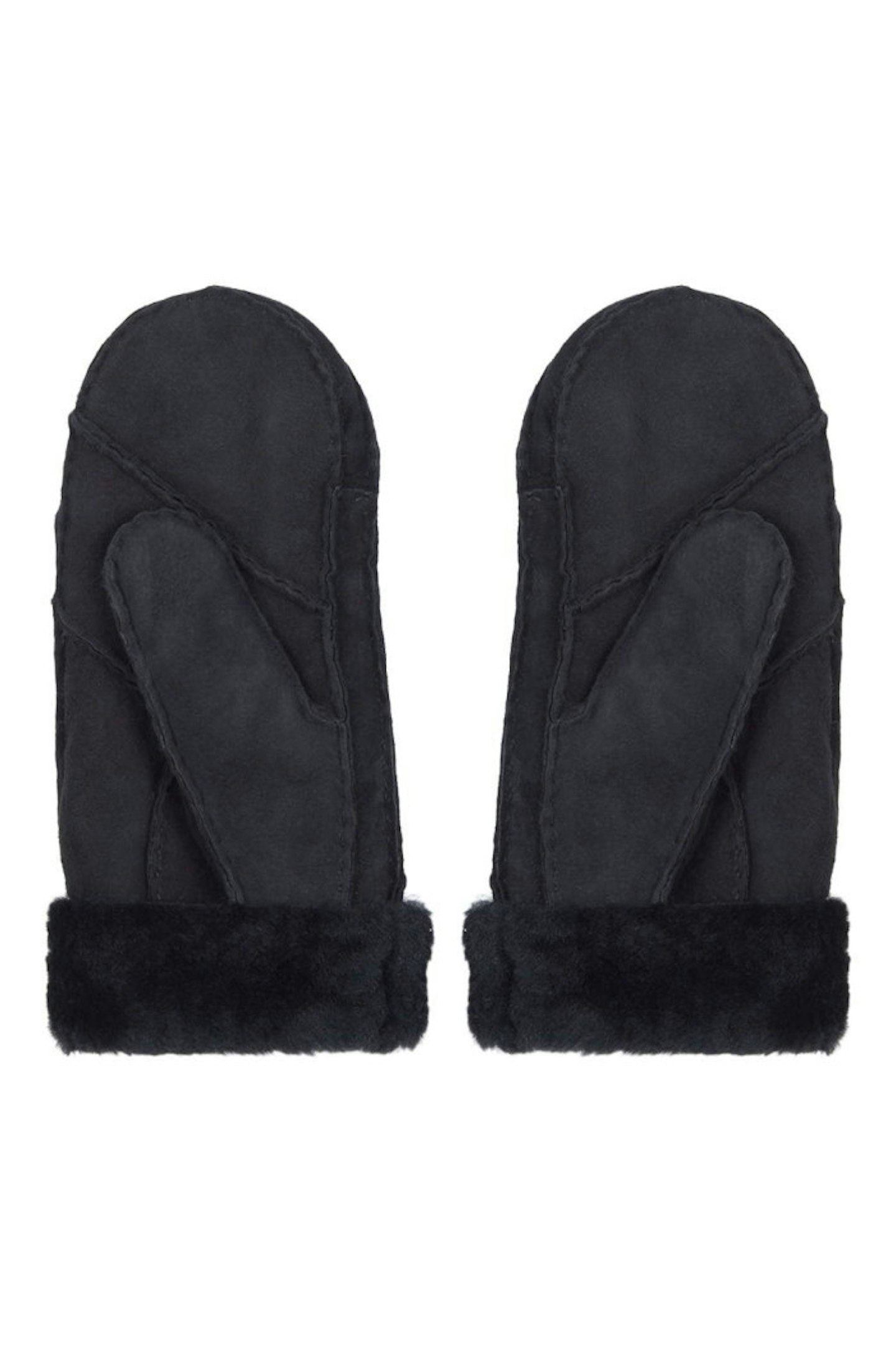 Keep your hands toasty in these fab sheepskin mittens from Topshop.