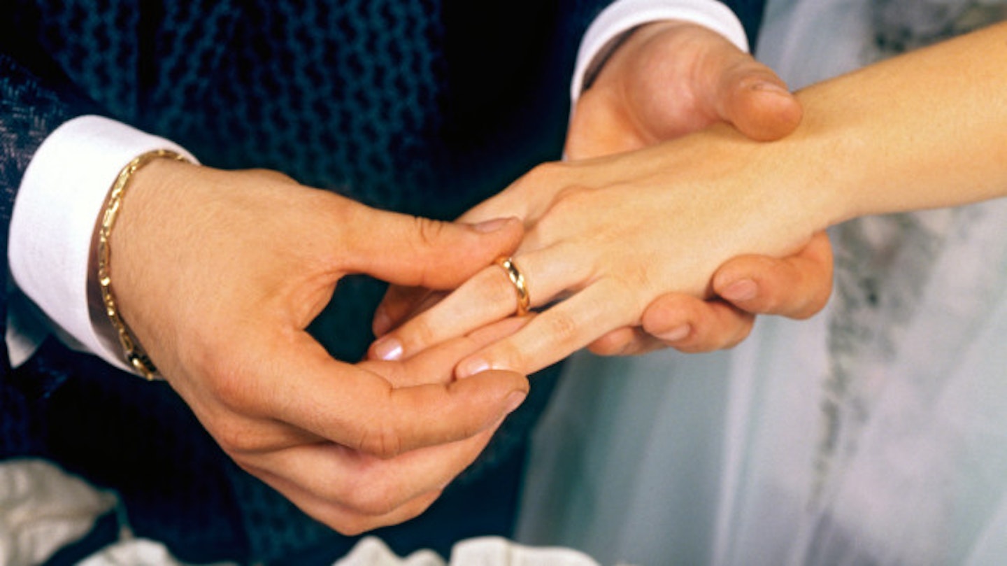 The couple had only been married for six days (stock image)