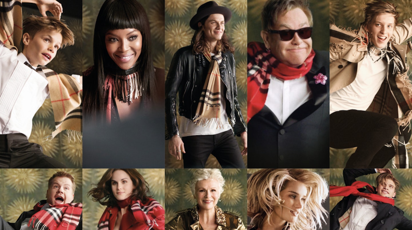 Burberry Festive Film - The Cast, shot by Burberry