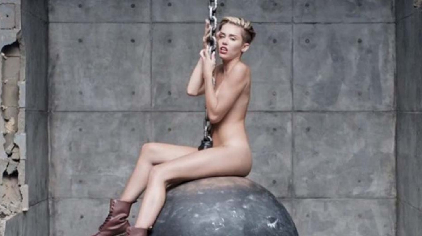 The entire Wrecking Ball video