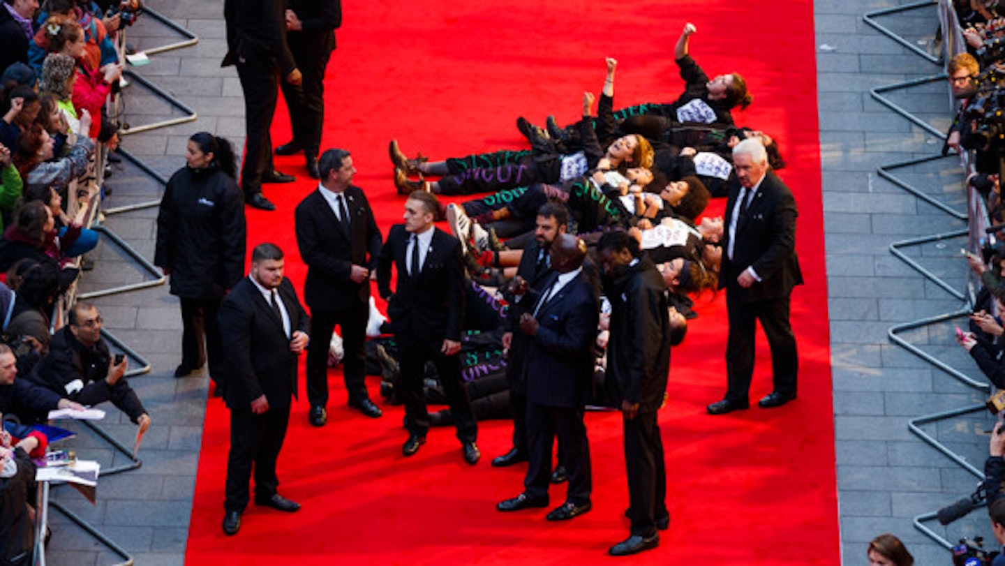 Feminists Protest At Suffragette Premiere