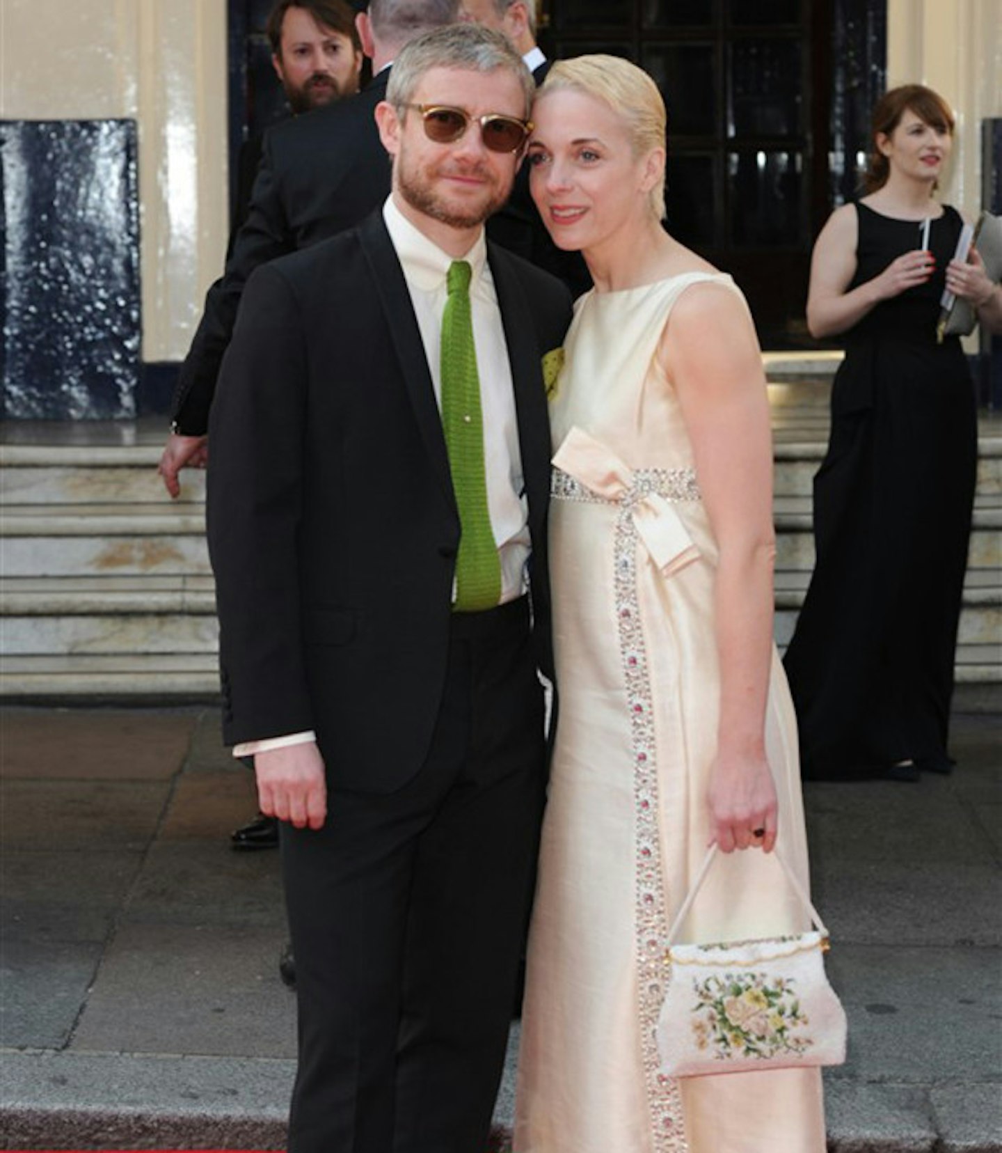 Martin Freeman and Amanda Abbington