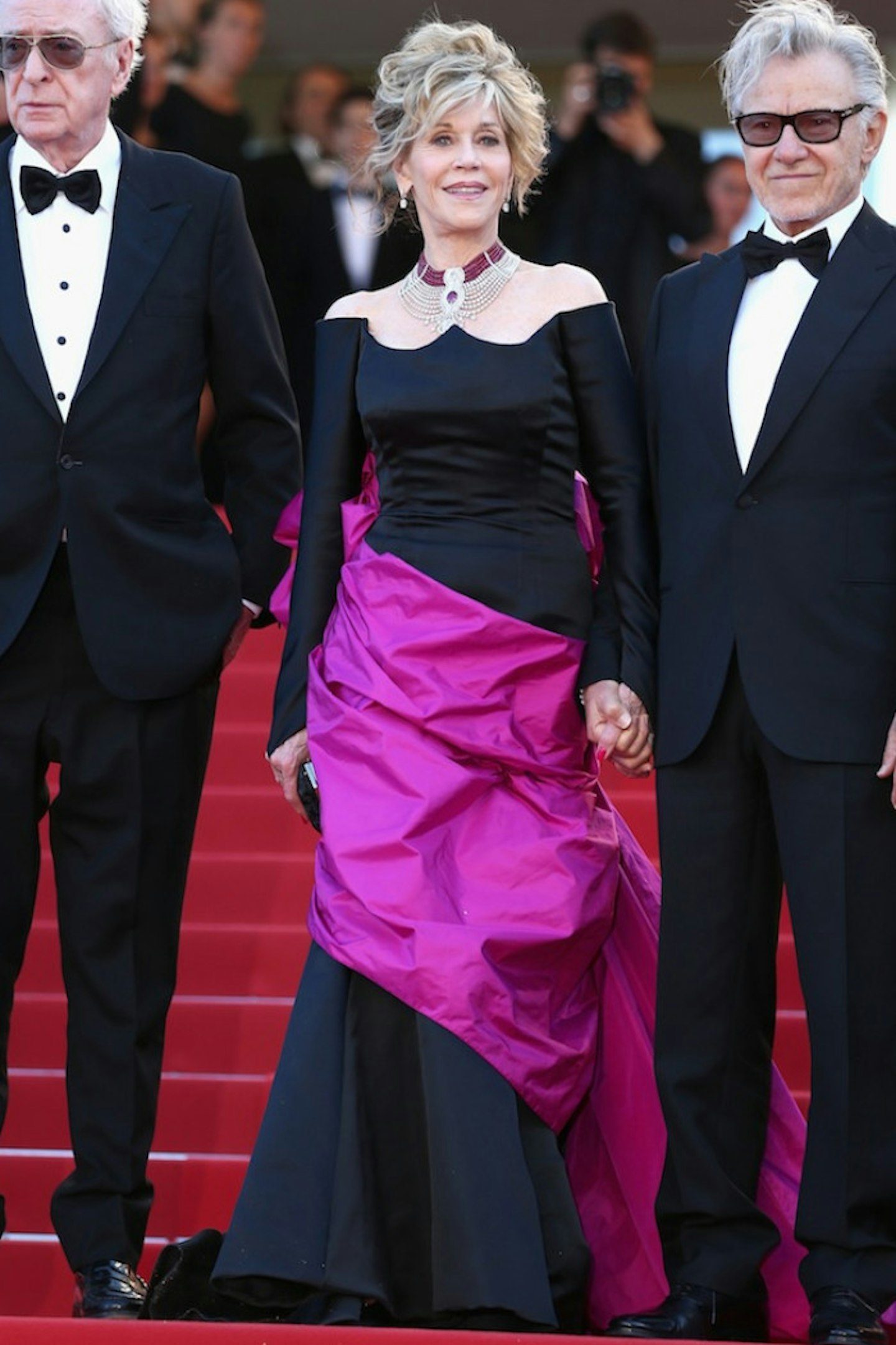 Jane Fonda in Schiaparelli Haute Couture