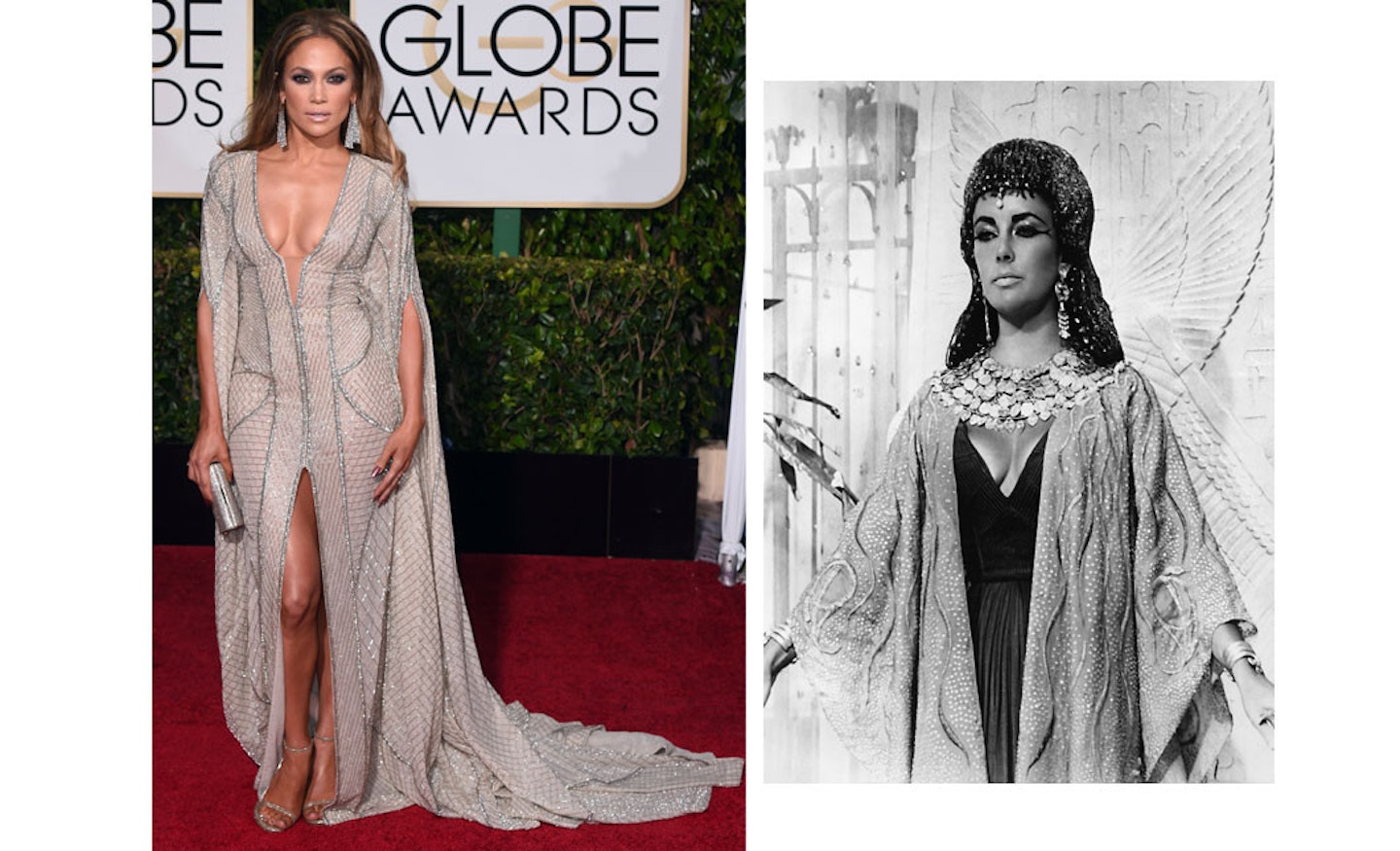 Cleopatra coming at ya! Oh wait its just JLO doing her leggy/booby thing. As. Per.