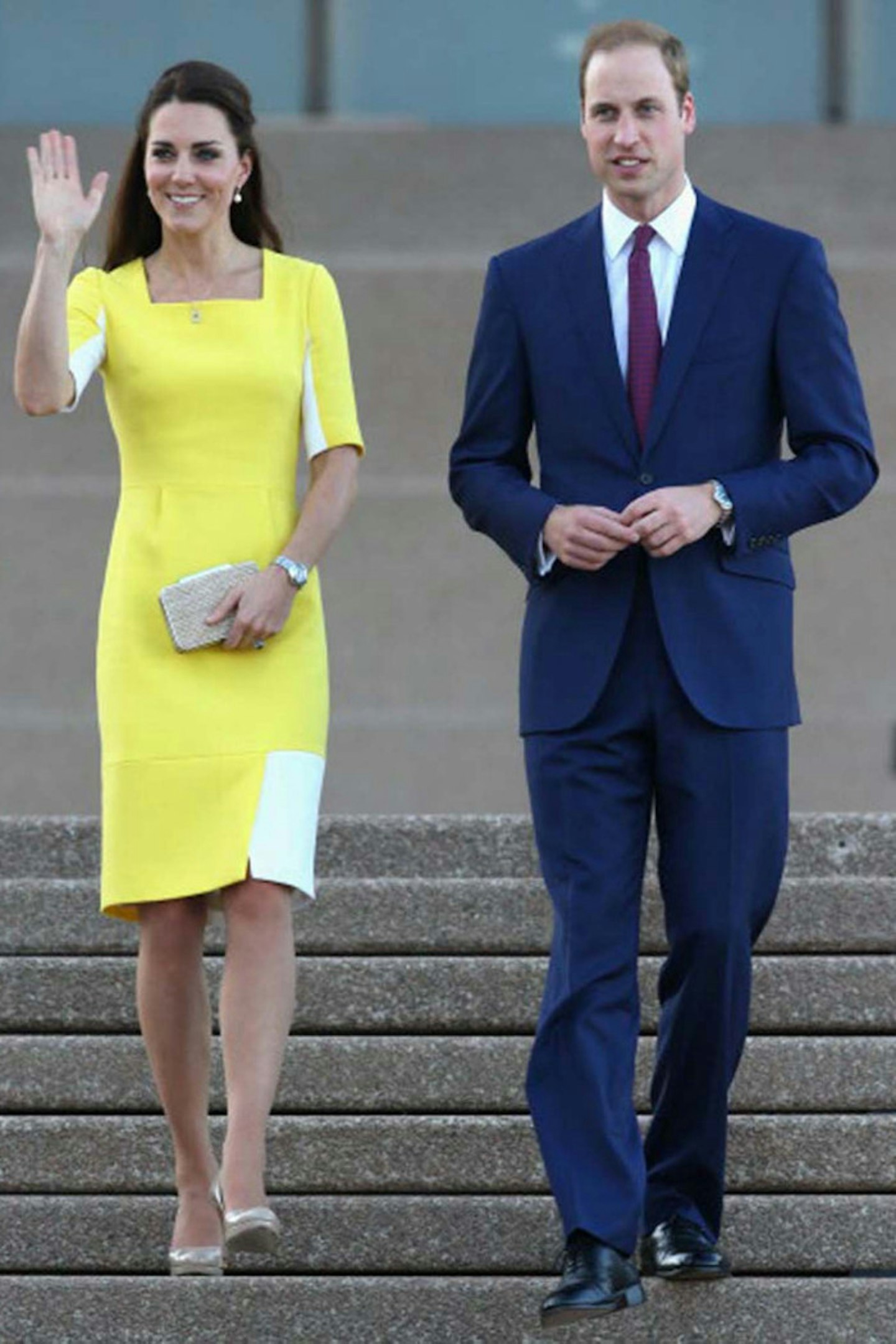 The Duchess of Cambridge wears Roksanda Ilincic, arriving in Sydney, Australia, 16 April 2014
