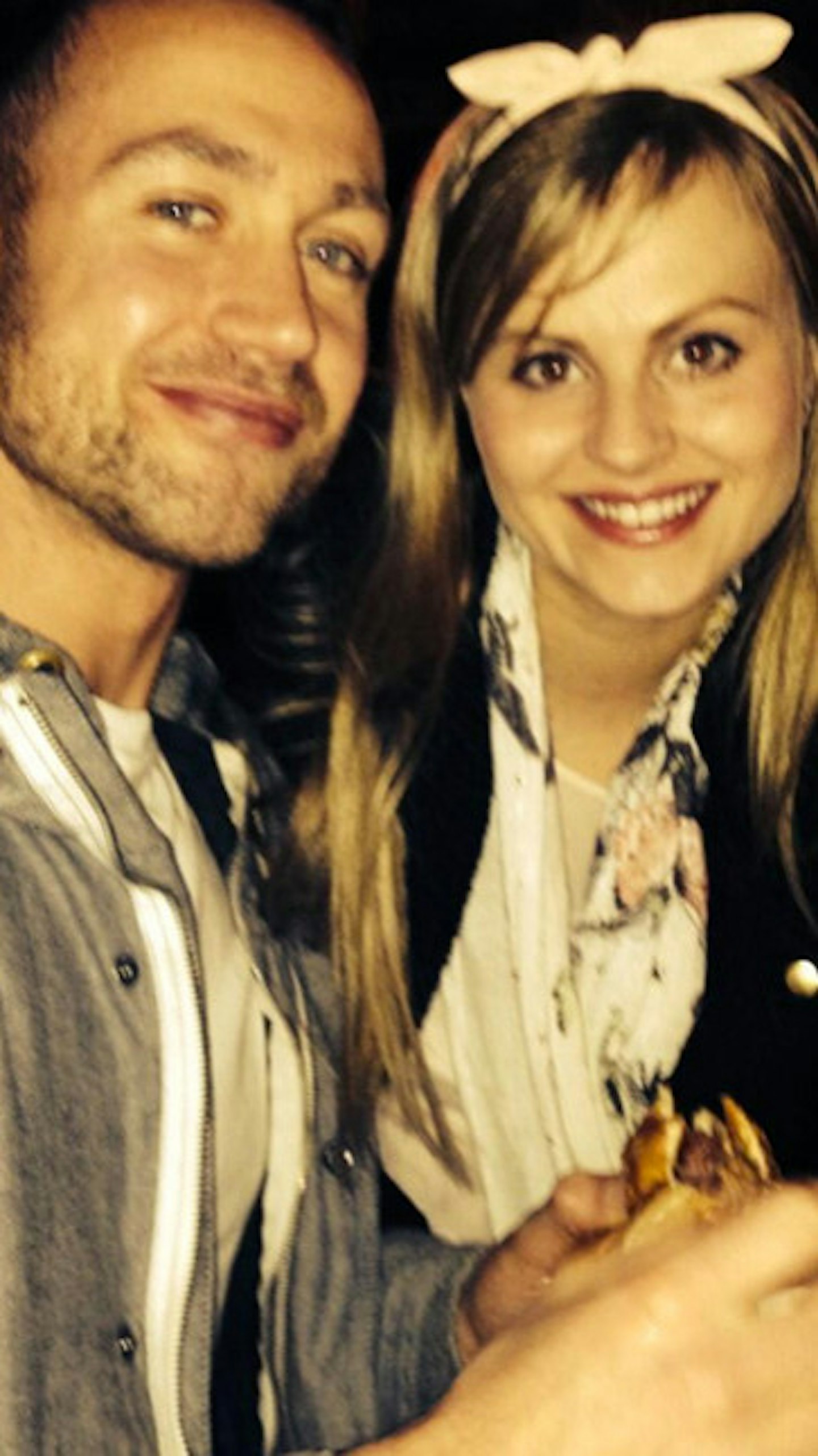 Tina with her partner Adam