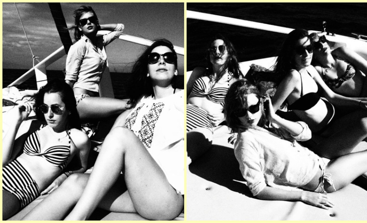 Taylor Swift and Haim's holiday snaps [Instagram]