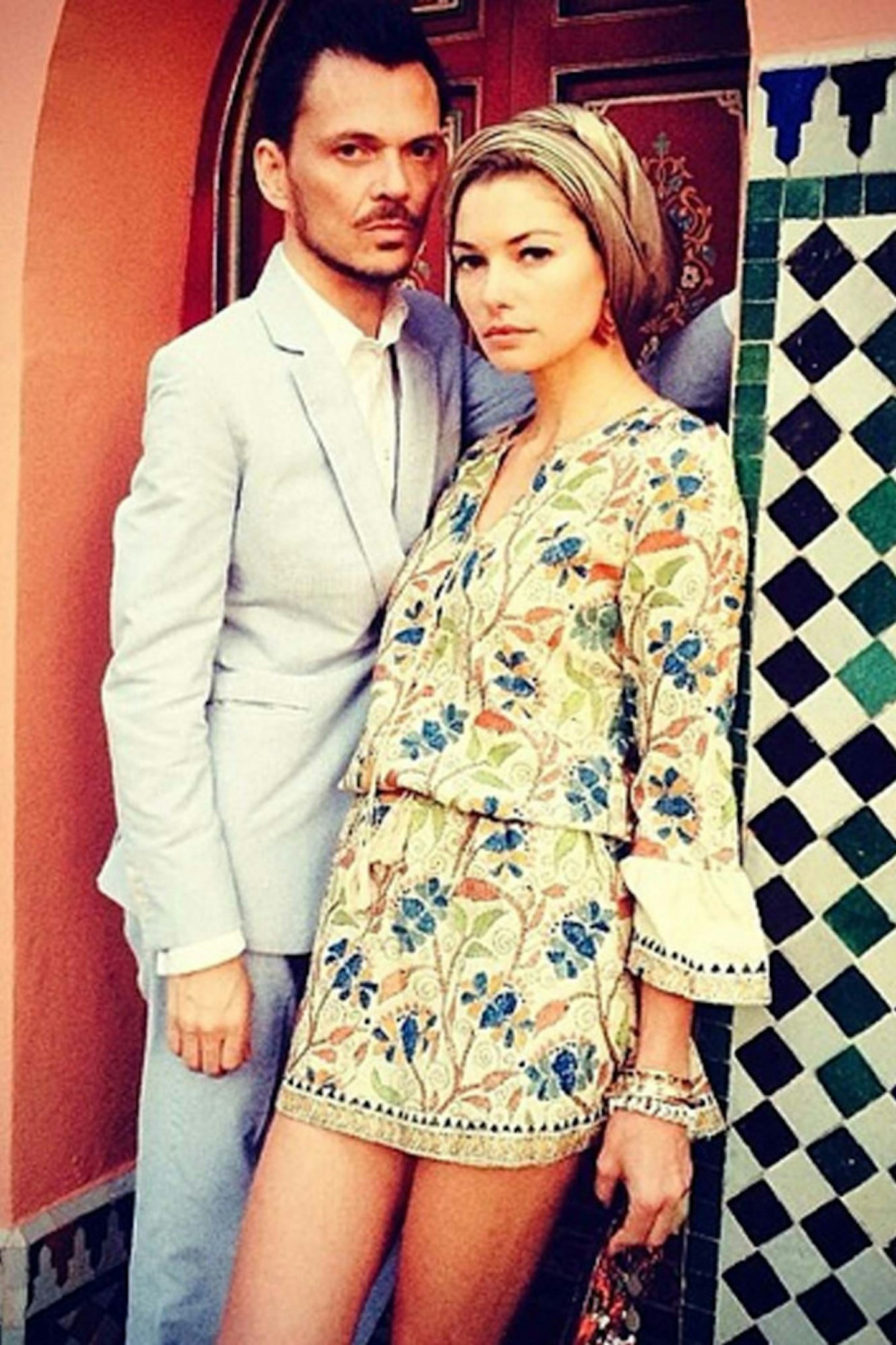 @matthewwilliamson: The gorgeous @1jessicahart #LaMamounia #marrakech