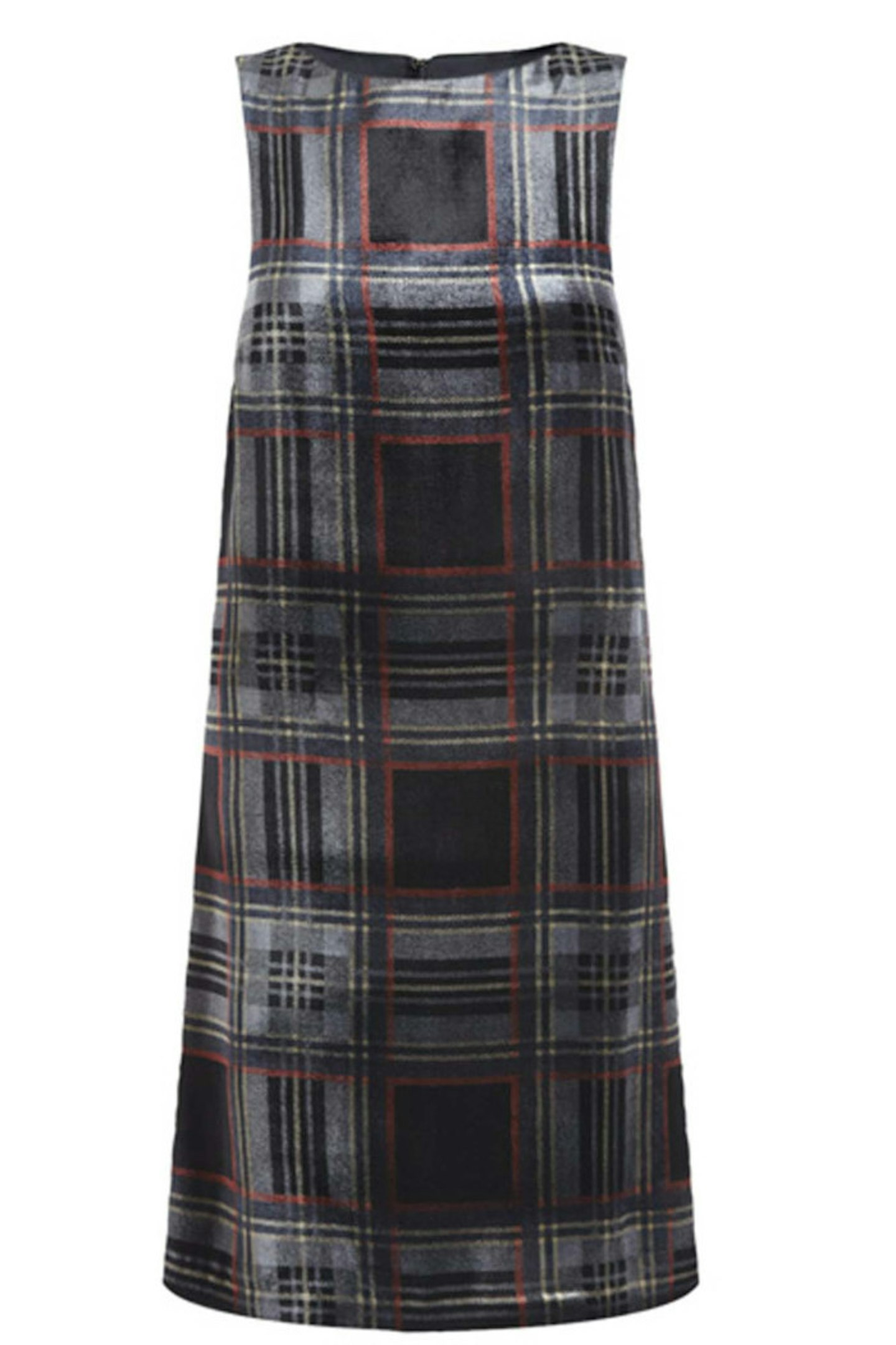 7. Grey tartan dress, £149, Jigsaw