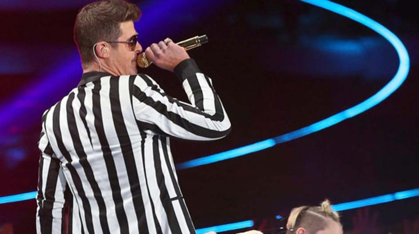 Everyone's still talking about her VMAs performance with Robin Thicke