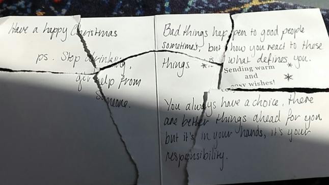 READ: Ripped-up Christmas card put back together to reveal ...