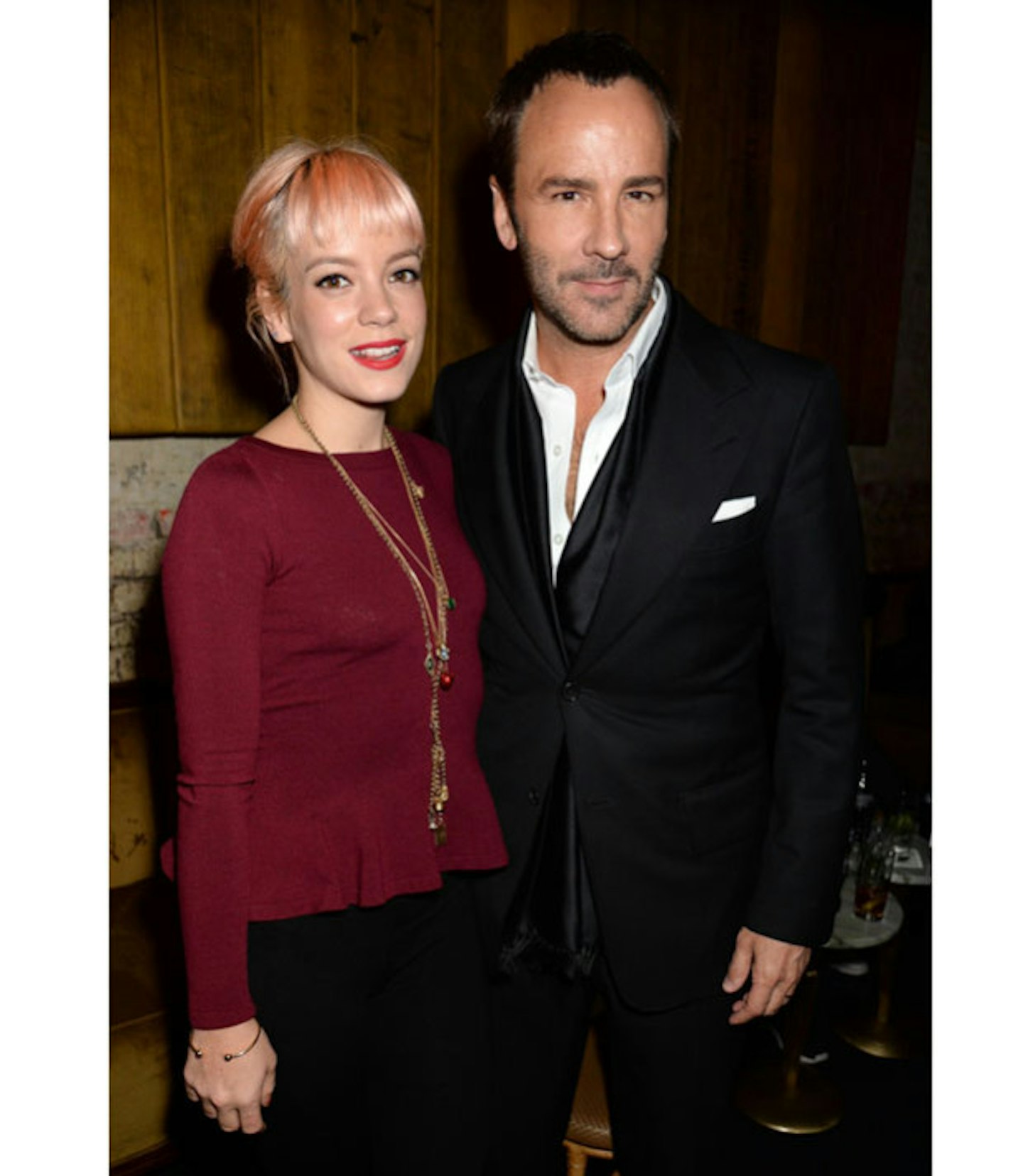 Lily Allen and Tom Ford